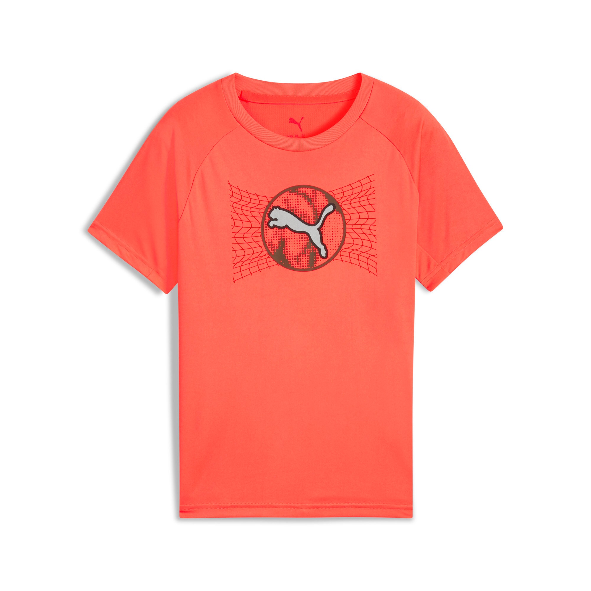 Image of PUMA T-Shirt "ACTIVE SPORTS POLY TEE B" Regular Fit, für Jugendliche, mit Rundhalsausschnitt, atmungsaktiv