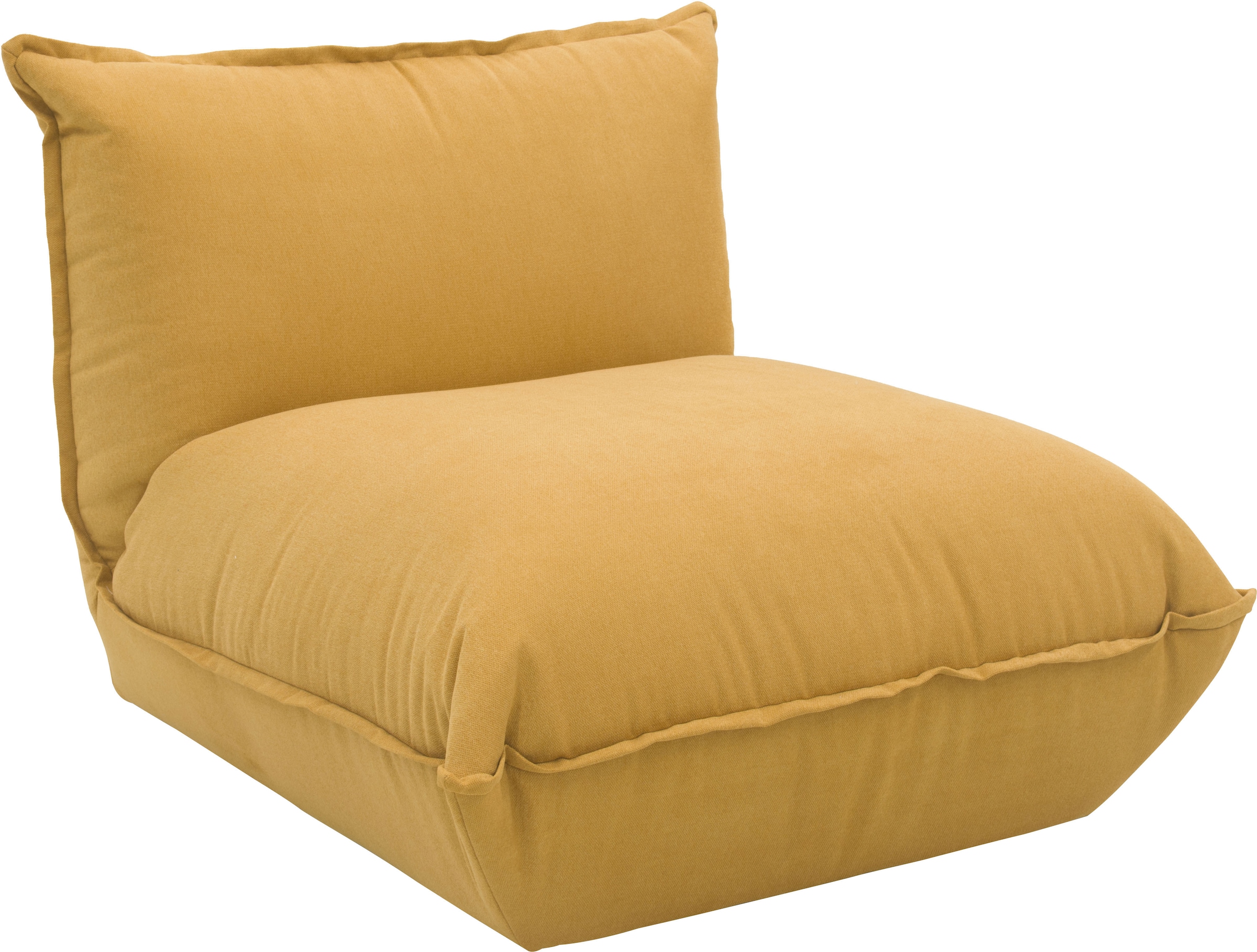 DOMO collection Fauteuil »Nantes Loungesessel, Wohlfühlsessel mit 360° Drehfunktion« hochwertig gepolstert mit Federkern, Struktur weich, mango