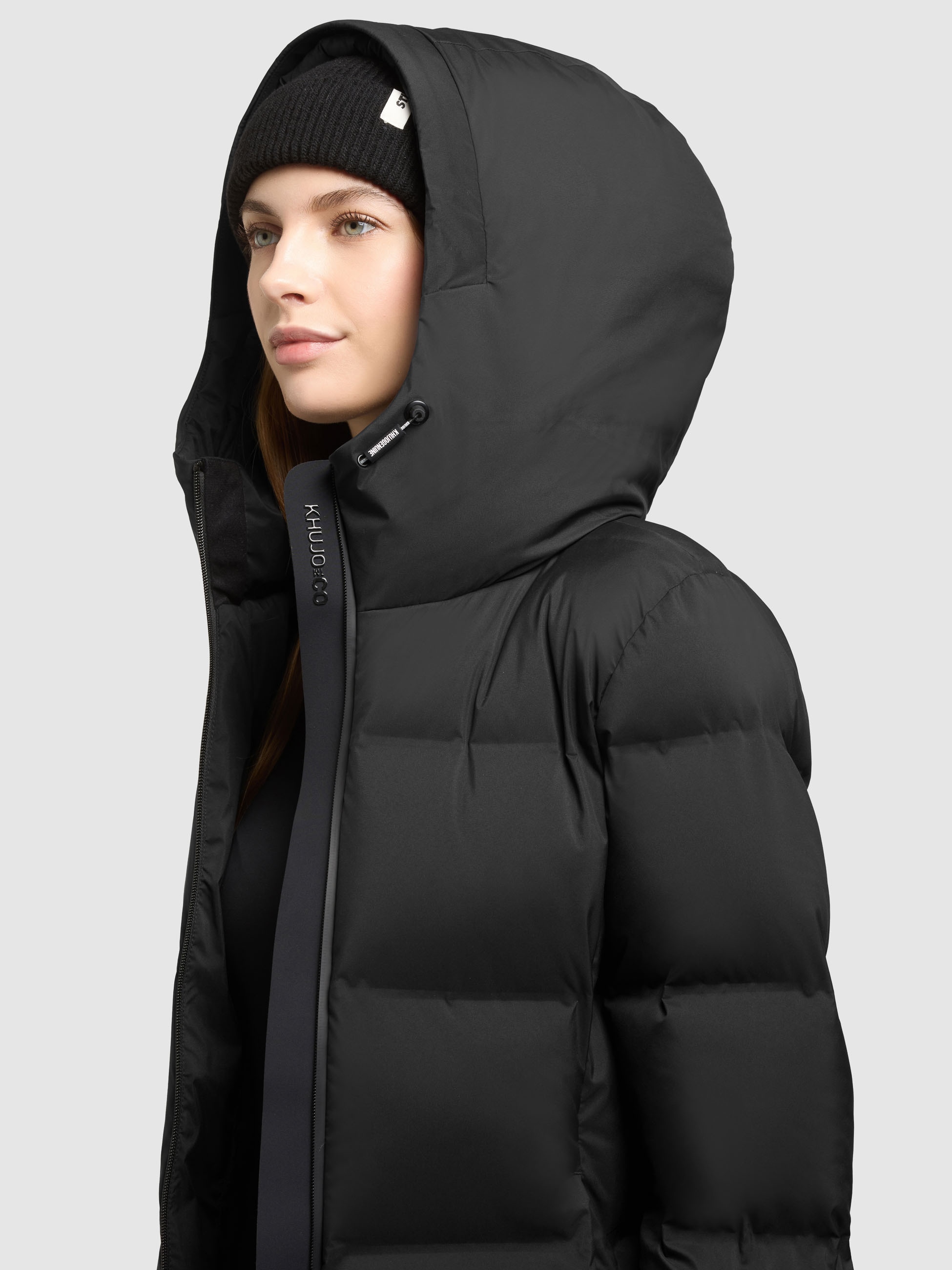khujo Steppjacke »TANARE5« mit Kapuze Reissverschlusstaschen mit Fleecefutter