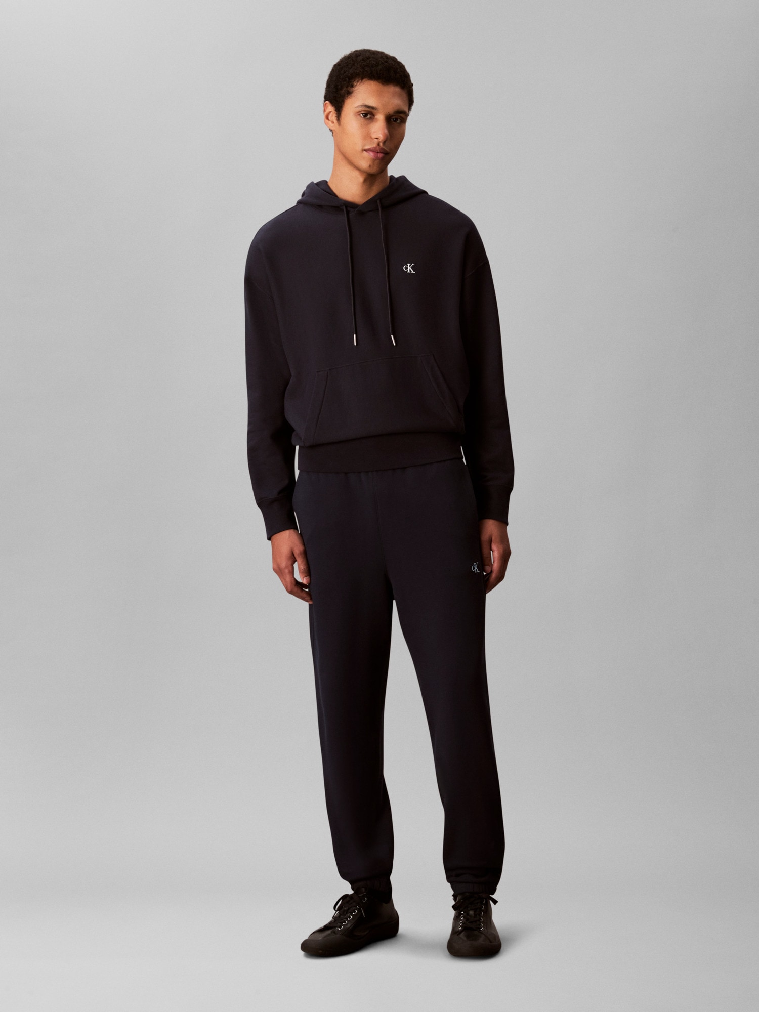 Image of Calvin Klein Sweathose "EU 350TERRY MONOGRAM JOGGER" regular fit