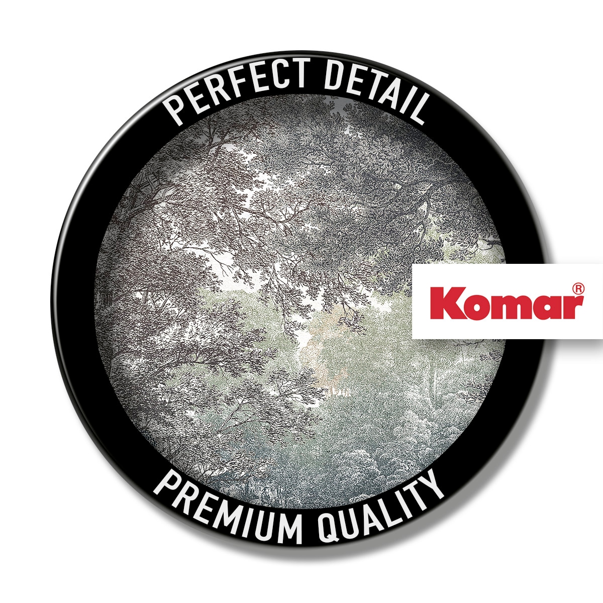 Komar Fototapete »Digitaldruck Vlies - Fairytale Forest - Grösse 400 x 280 cm«, bedruckt, Vlies Fototapete - Fairytale Forest - Grösse 400 x 280 cm