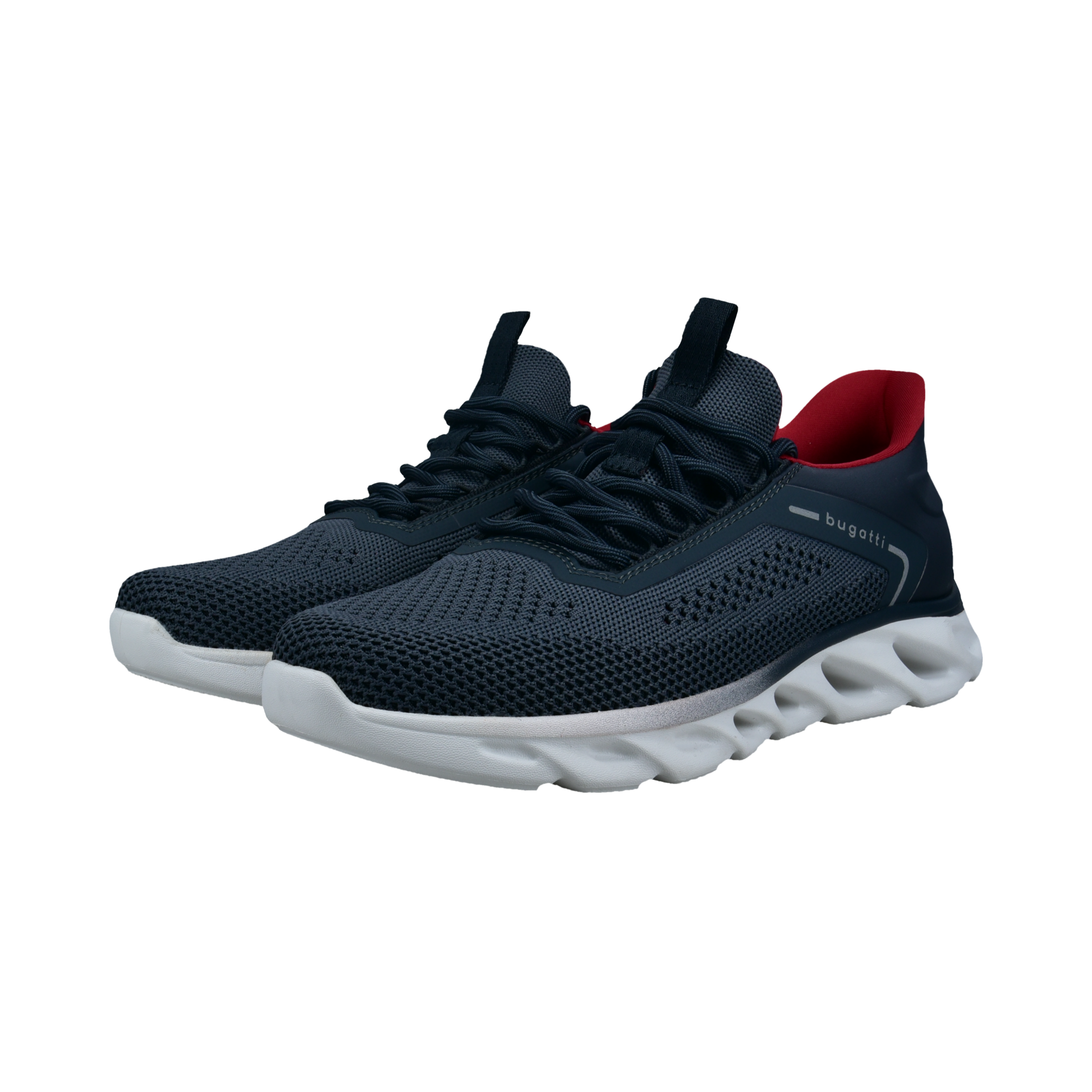 Image of bugatti Slip-On Sneaker Freizeitschuh, Schlupfschuh mit aufgesetzter Schnürung