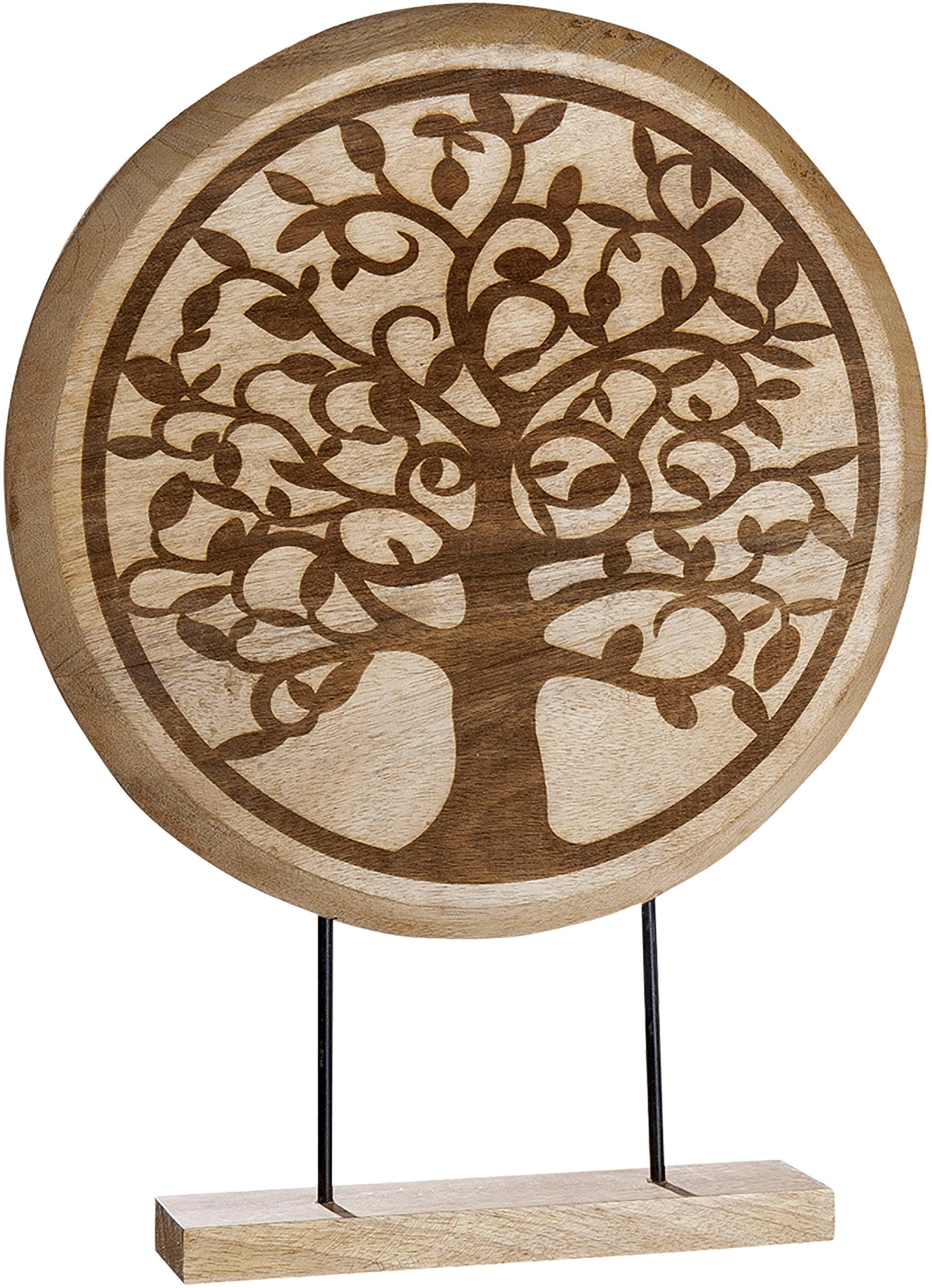 Image of GILDE Dekoobjekt »Standrelief Lebensbaum«, (1 St.), Höhe 50 cm, aus Holz, Wohnzimmer bei Ackermann Versand Schweiz