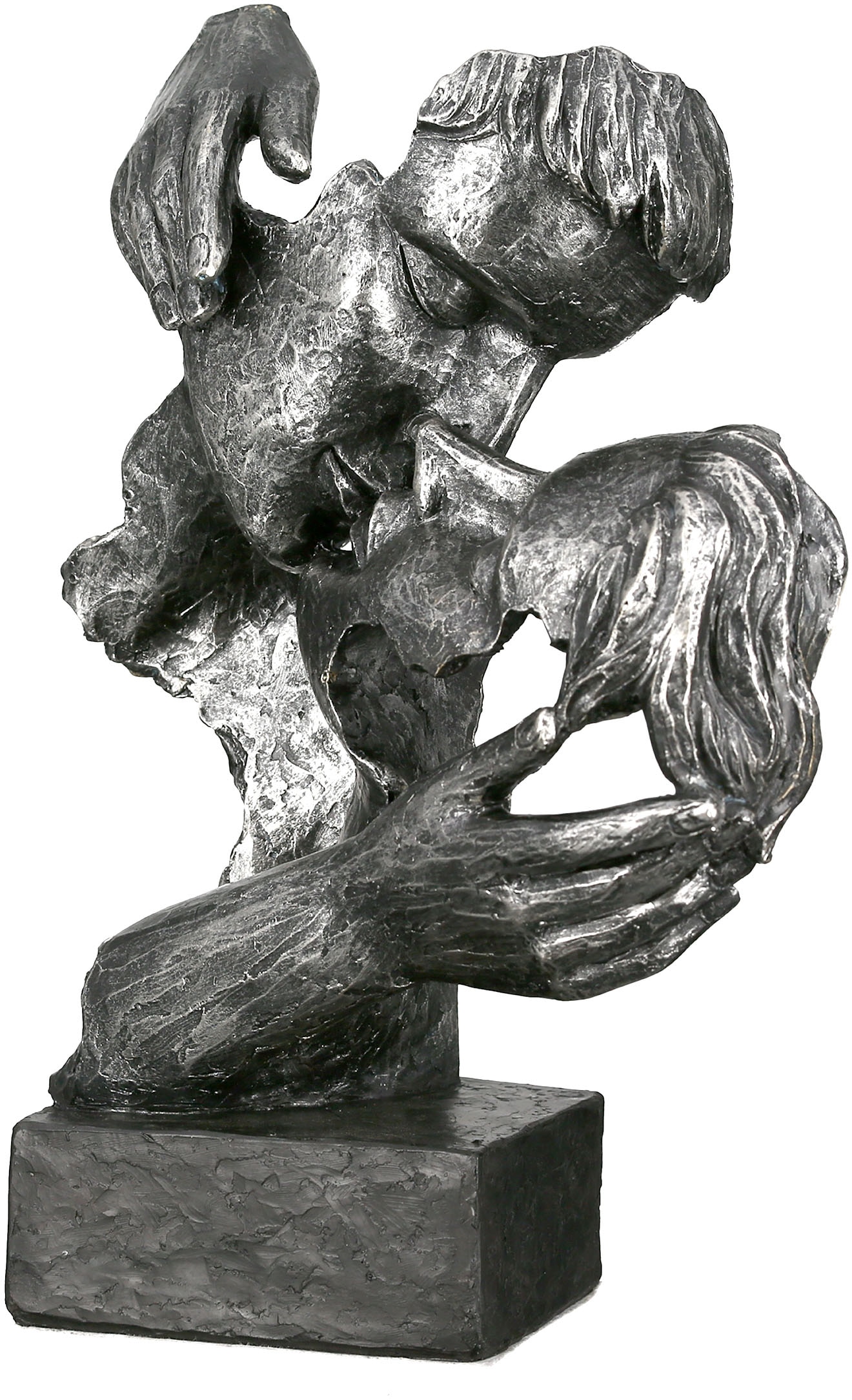 Image of GILDE Dekofigur "Skulptur Addiction, anthrazit" anthrazit, Polyresin
