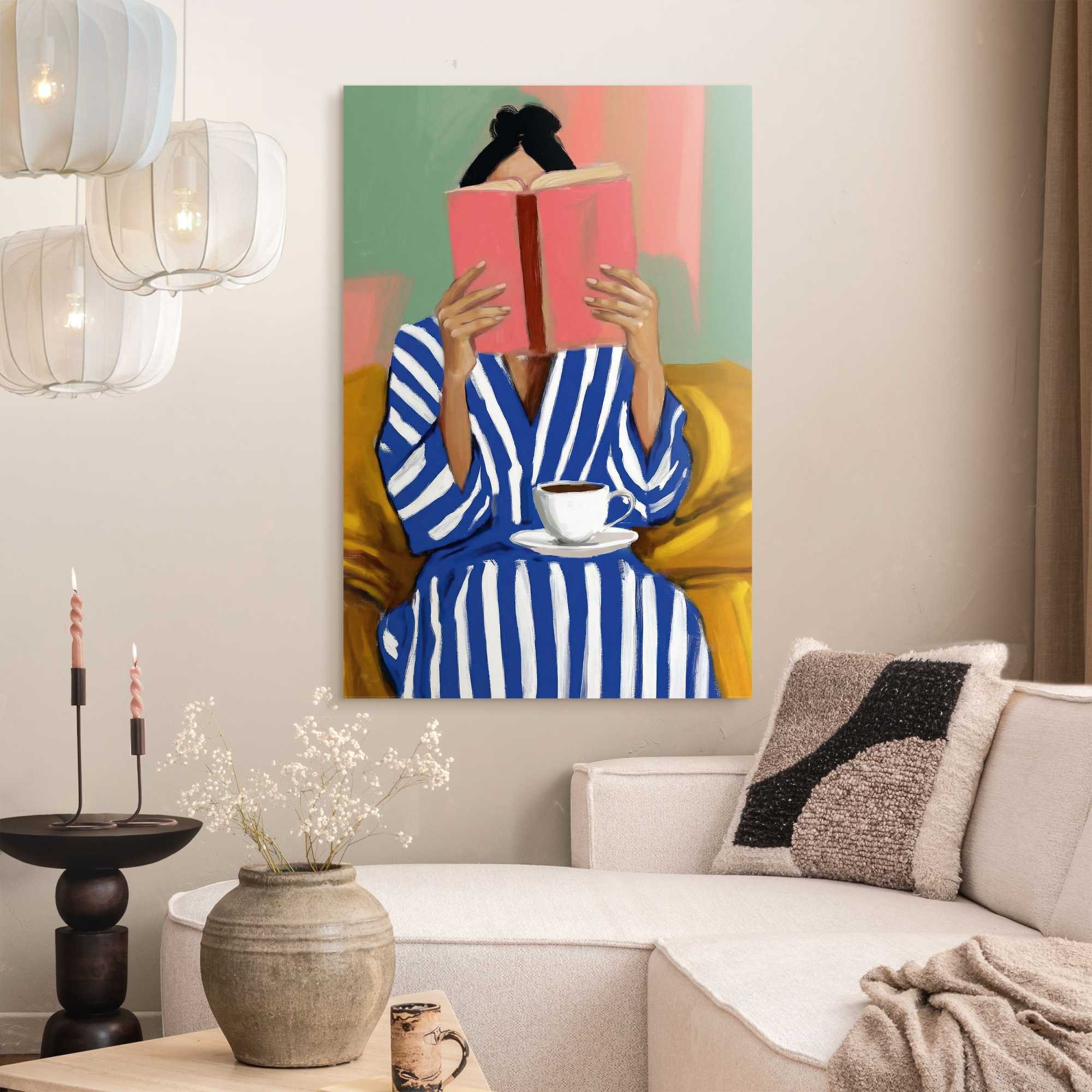 Image of Reinders Deco-Panel "Kaffeepause" Menschen 1 Stk. tlg. Küche - Mehrfarbig - MDF - Frauen - 60x90 cm