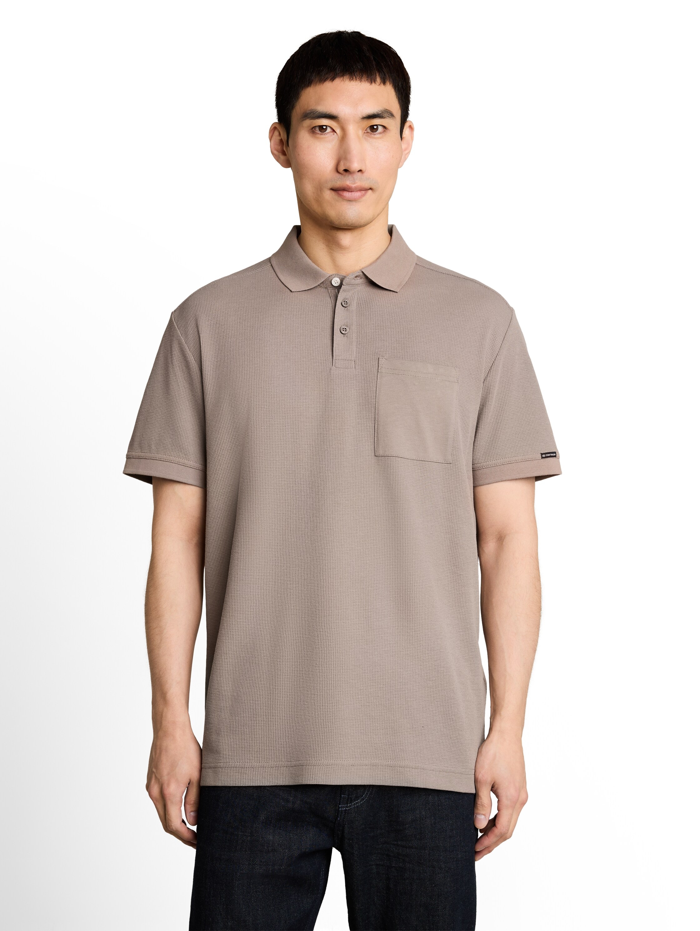 Image of TOM TAILOR Poloshirt Sommer-Poloshirt mit Knopfleiste
