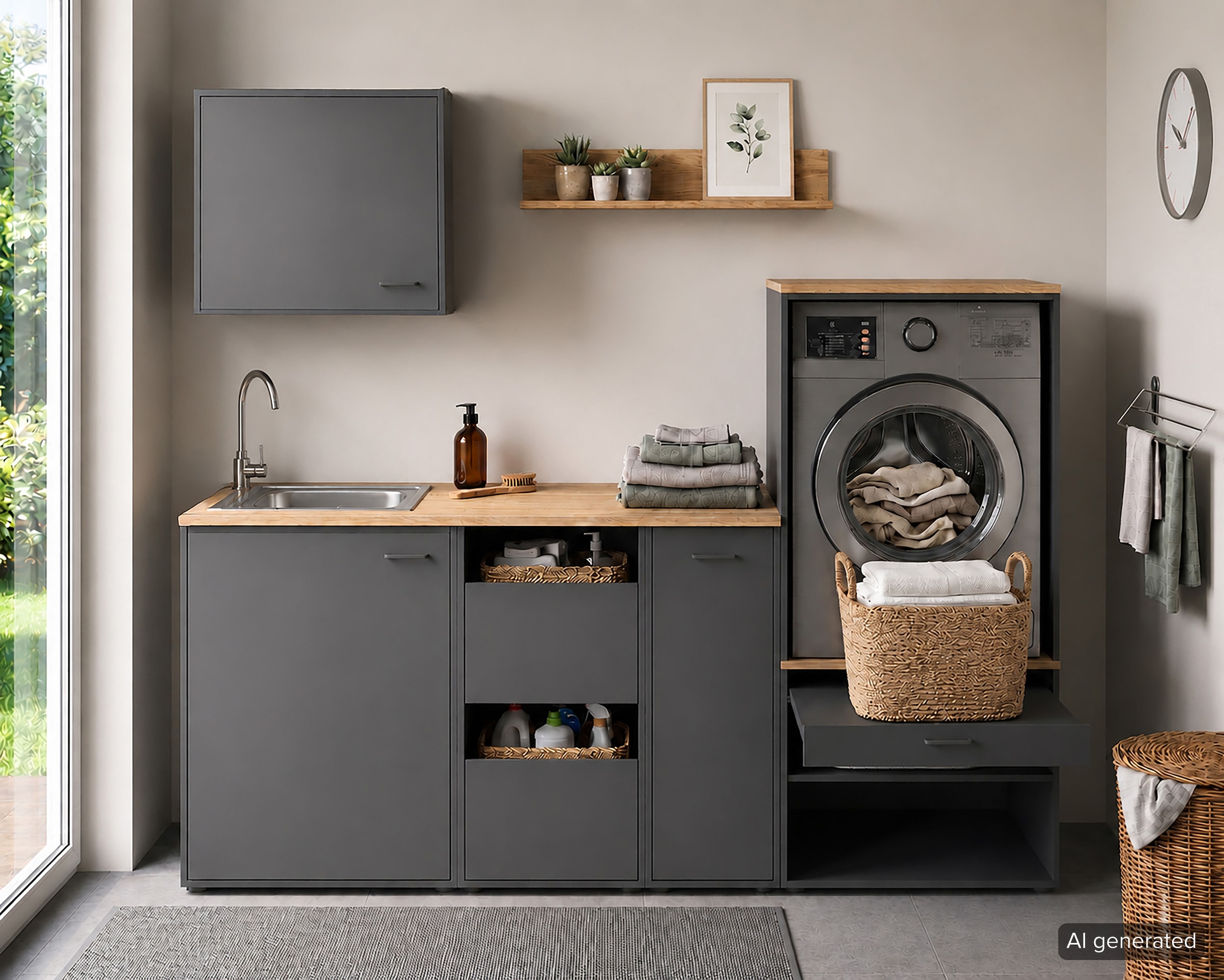 Schildmeyer Wandregal »Solea, Regalablage,melaminharzbeschichtet, Made in Germany,B: 80cm« Solide Verarbeitung - Dieses Produkt ist in Deutschland gefertigt