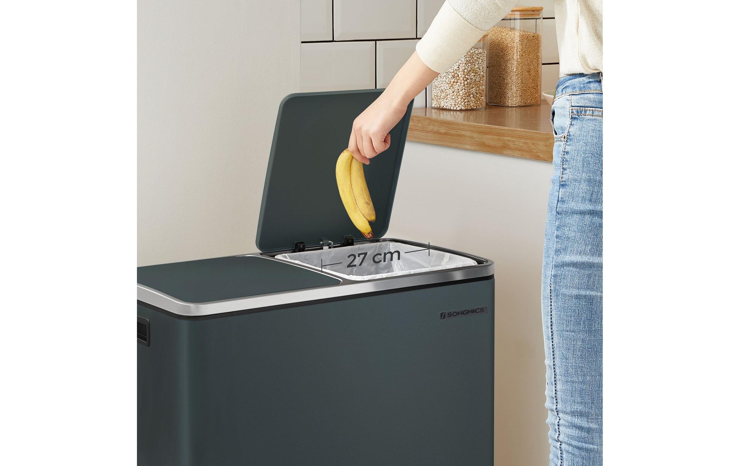 SONGMICS Mülleimer »60 l« 2 Behälter