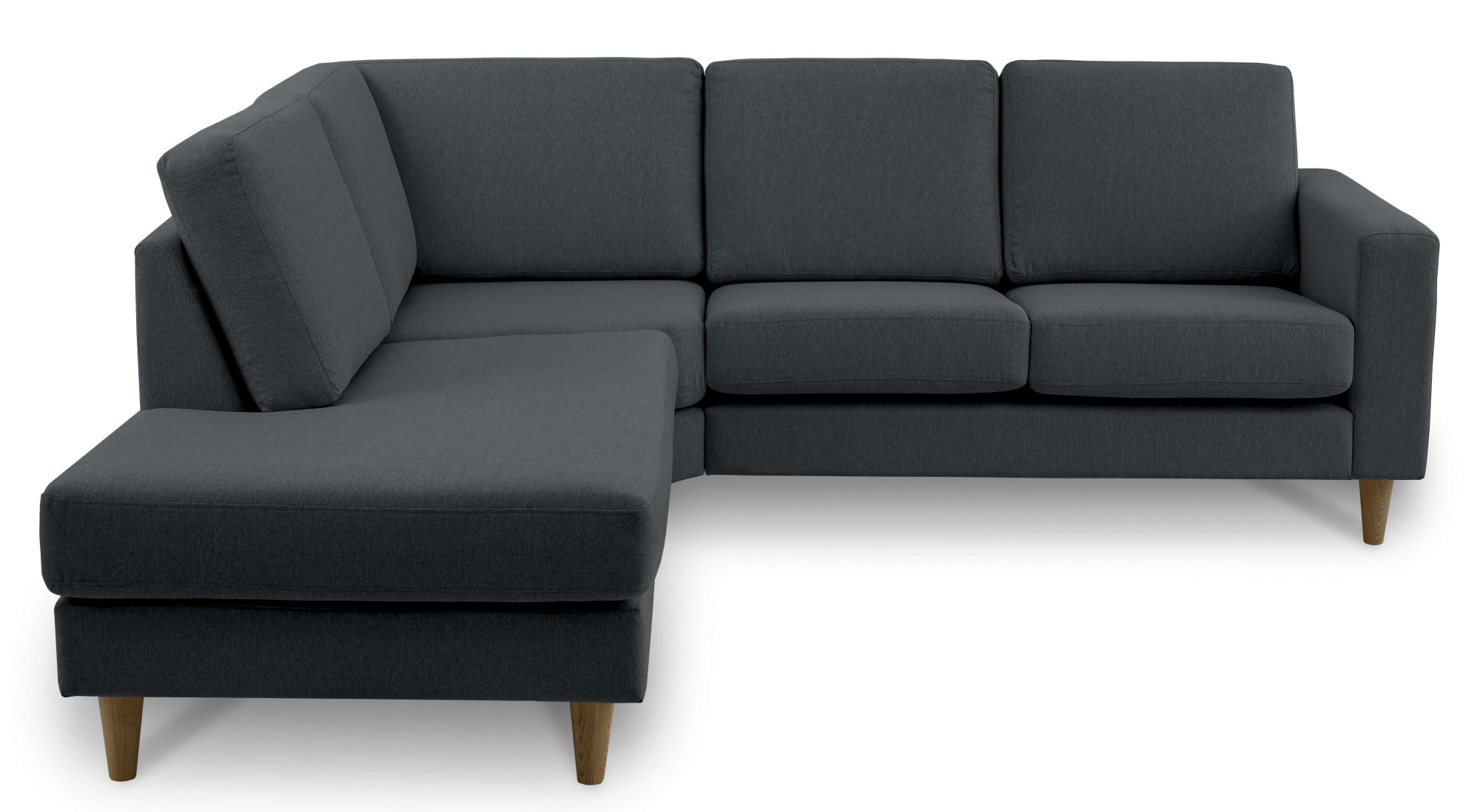 andas Ecksofa »Tvinno«, im skandinavischen Stil, L-Form, mit Massivholzfüssen, Breite 230 cm