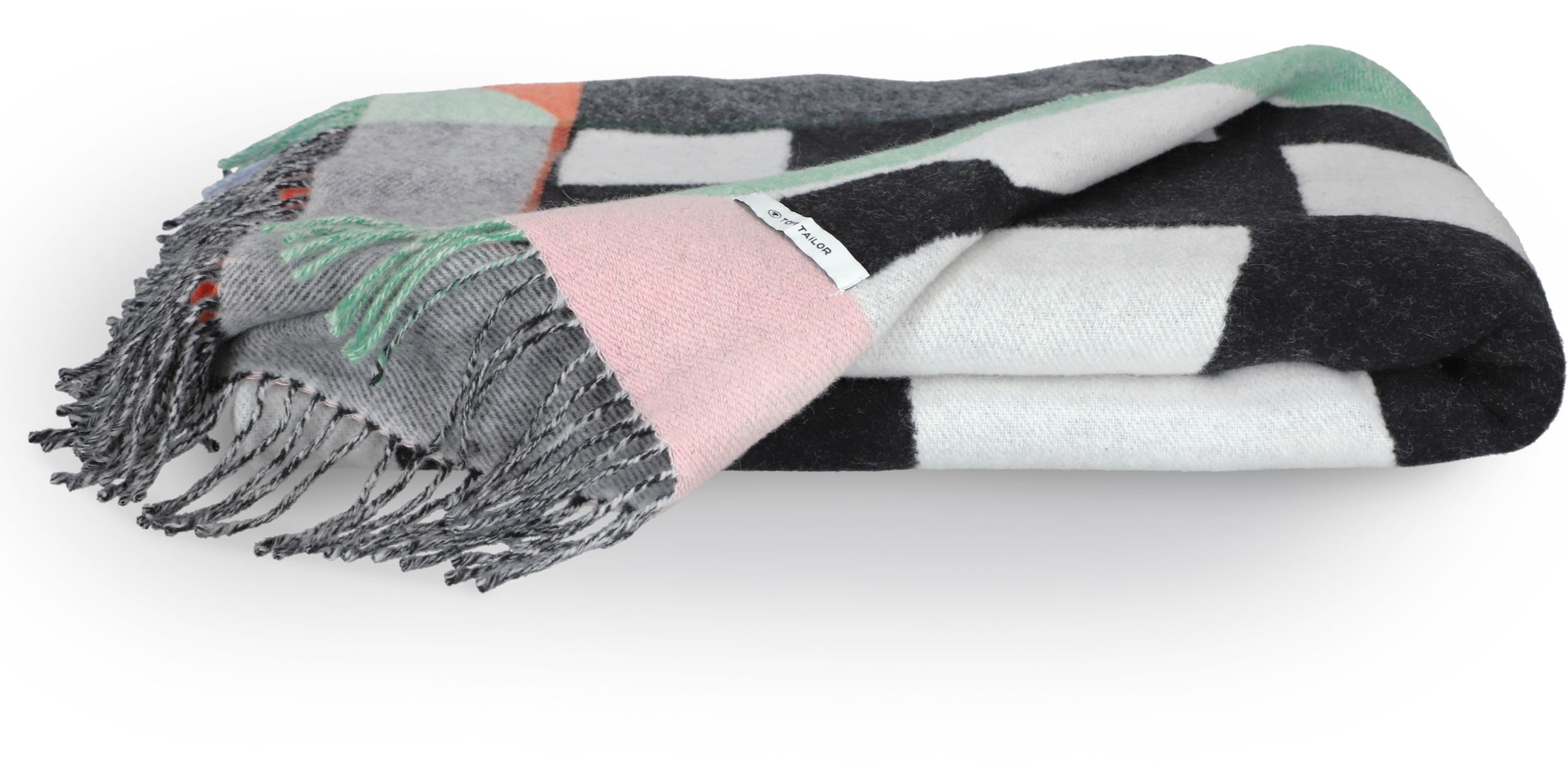 TOM TAILOR HOME Plaid »Checkmate Bings«, Künstlerkollektion