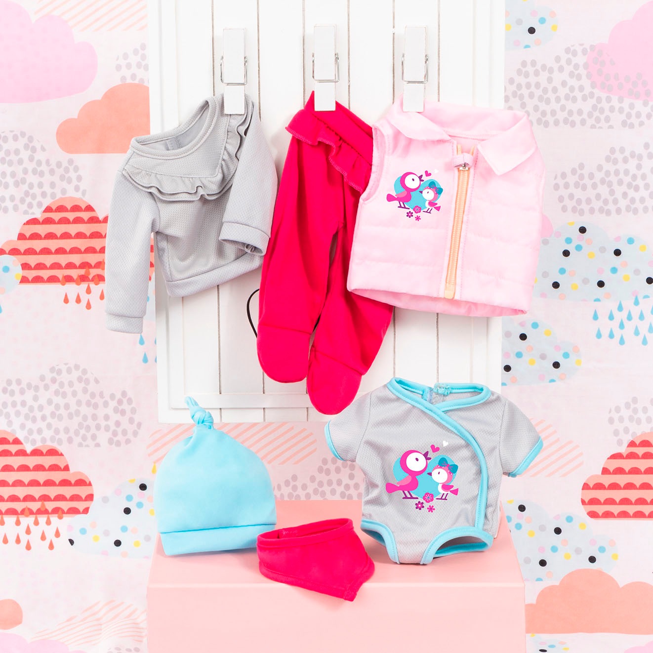 Bayer Puppenkleidung »Hose/Weste 38-42 cm«