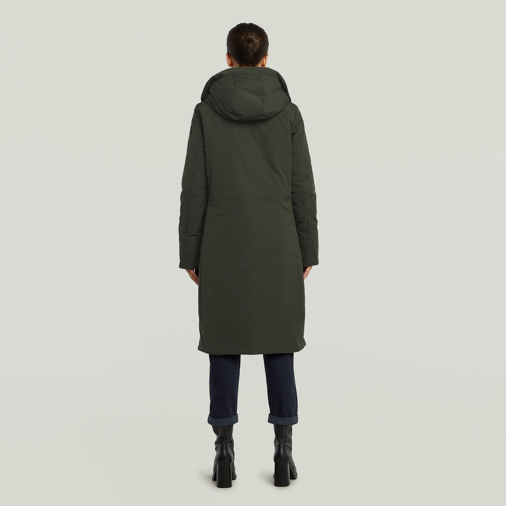 G-STAR Veste longue »Vodan 2.0 Long Jacket« mit Kapuze in der Taille verstellbar