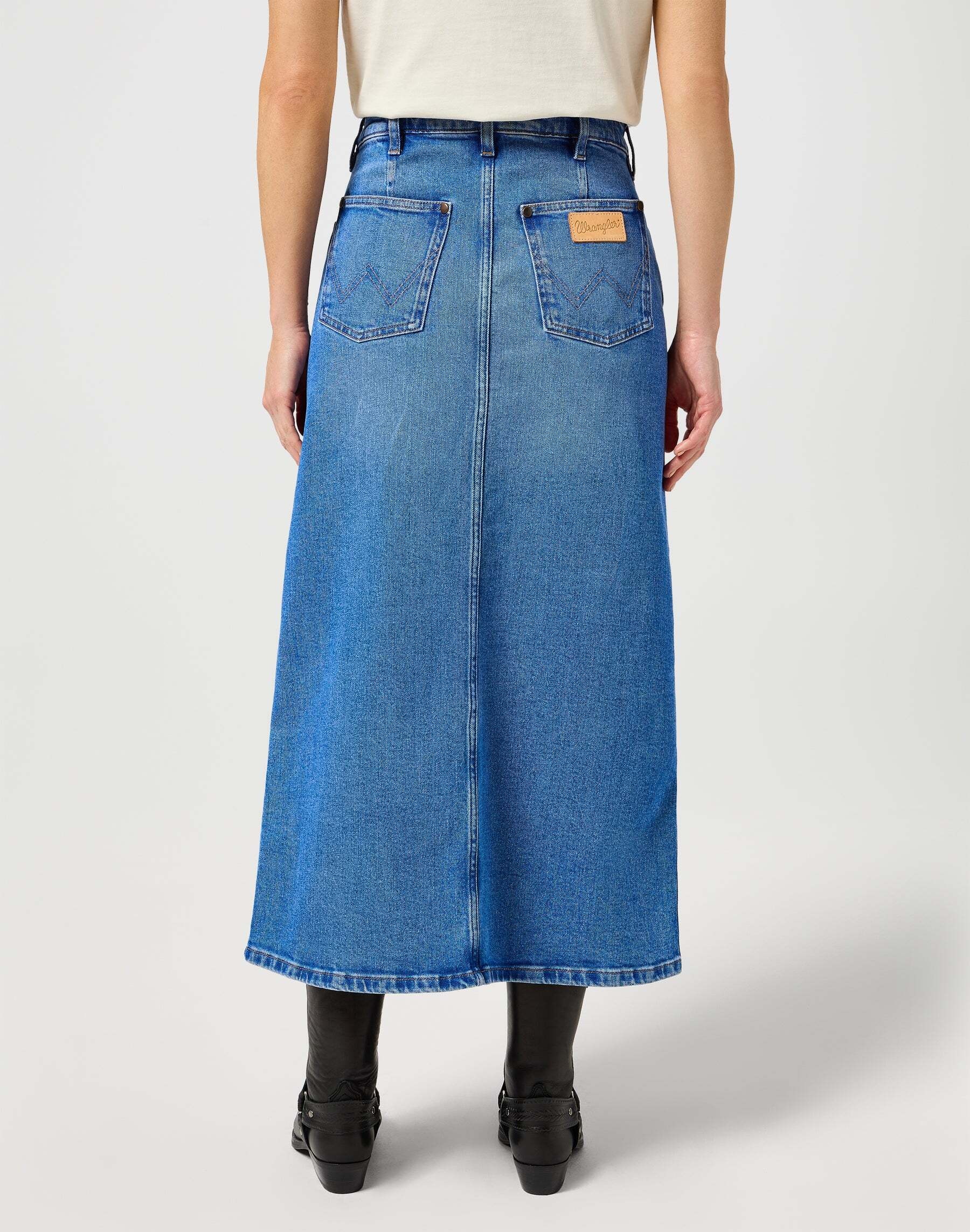 Wrangler Jeansrock »Wrangler Jeansrock Denim Maxi Skirt«