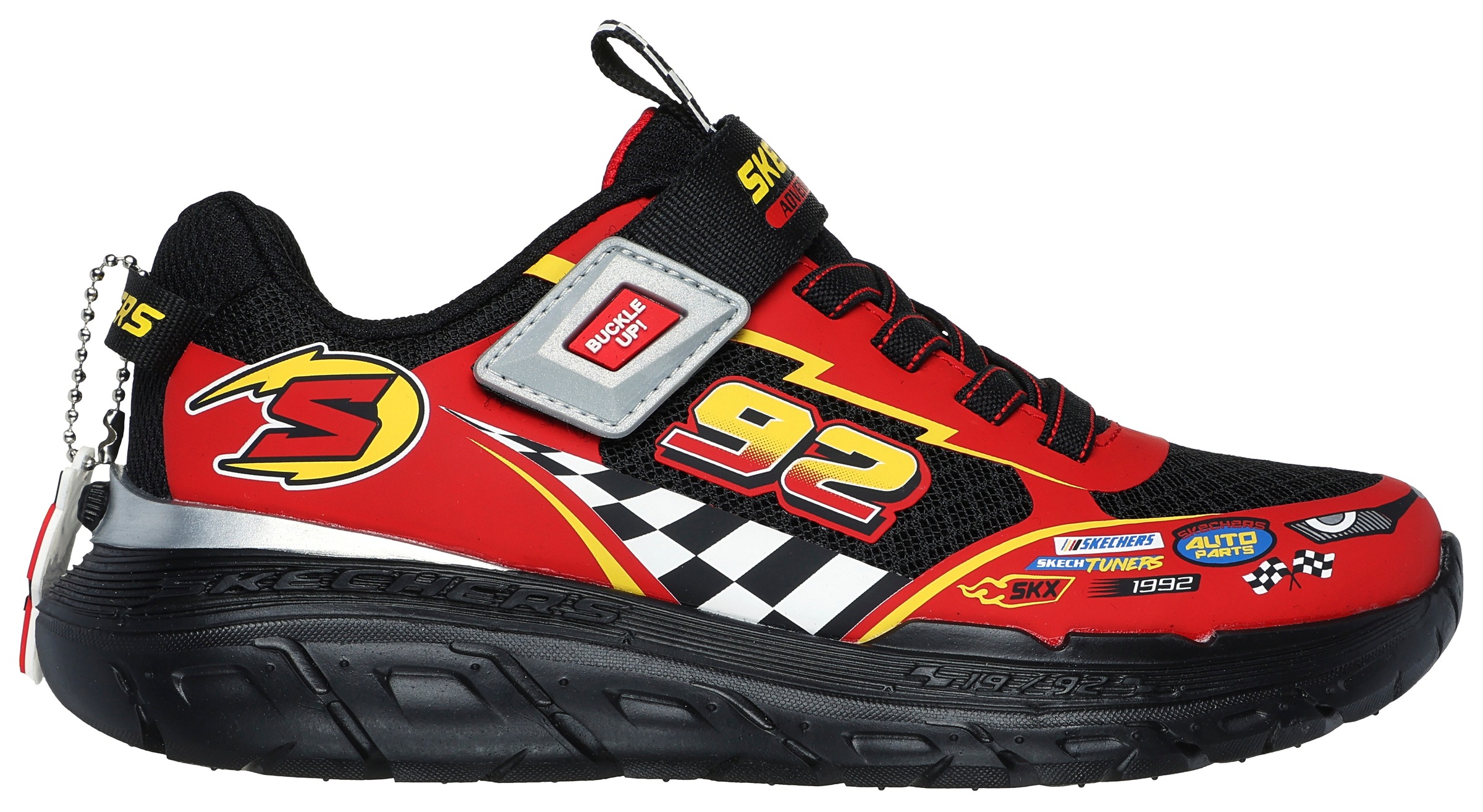 Skechers Sneaker »SKECH TRACKS«  Sneaker, Freizeitschuh mit Rennwagen, Grössenschablone zum Download