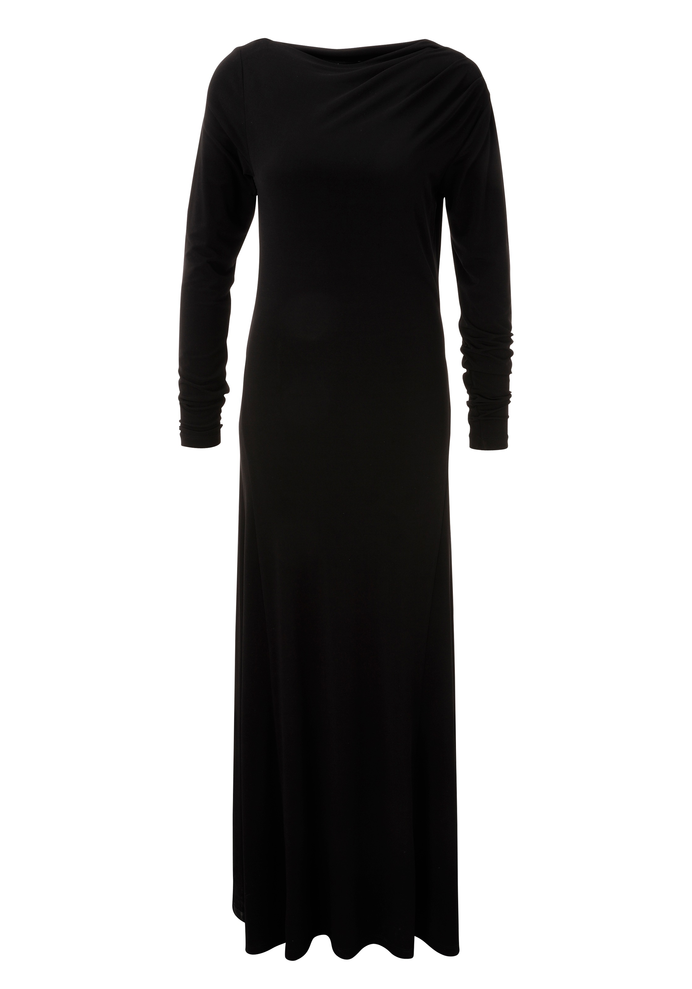 Aniston CASUAL Maxi robe avec encolure cascade asymétrique - NOUVELLE COLLECTION