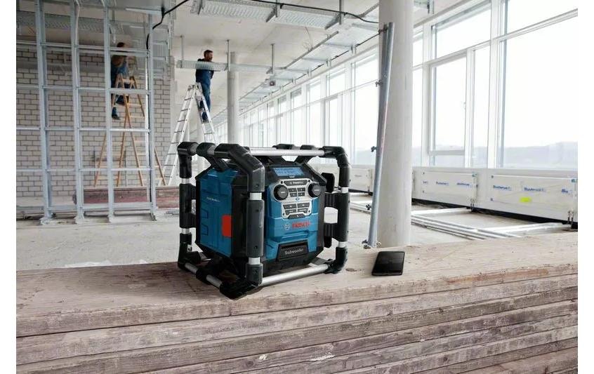 Bosch Professional Baustellenradio »GPB 18 V-5 SC Schwarz«, (Digitalradio (DAB+)-FM-Tuner)