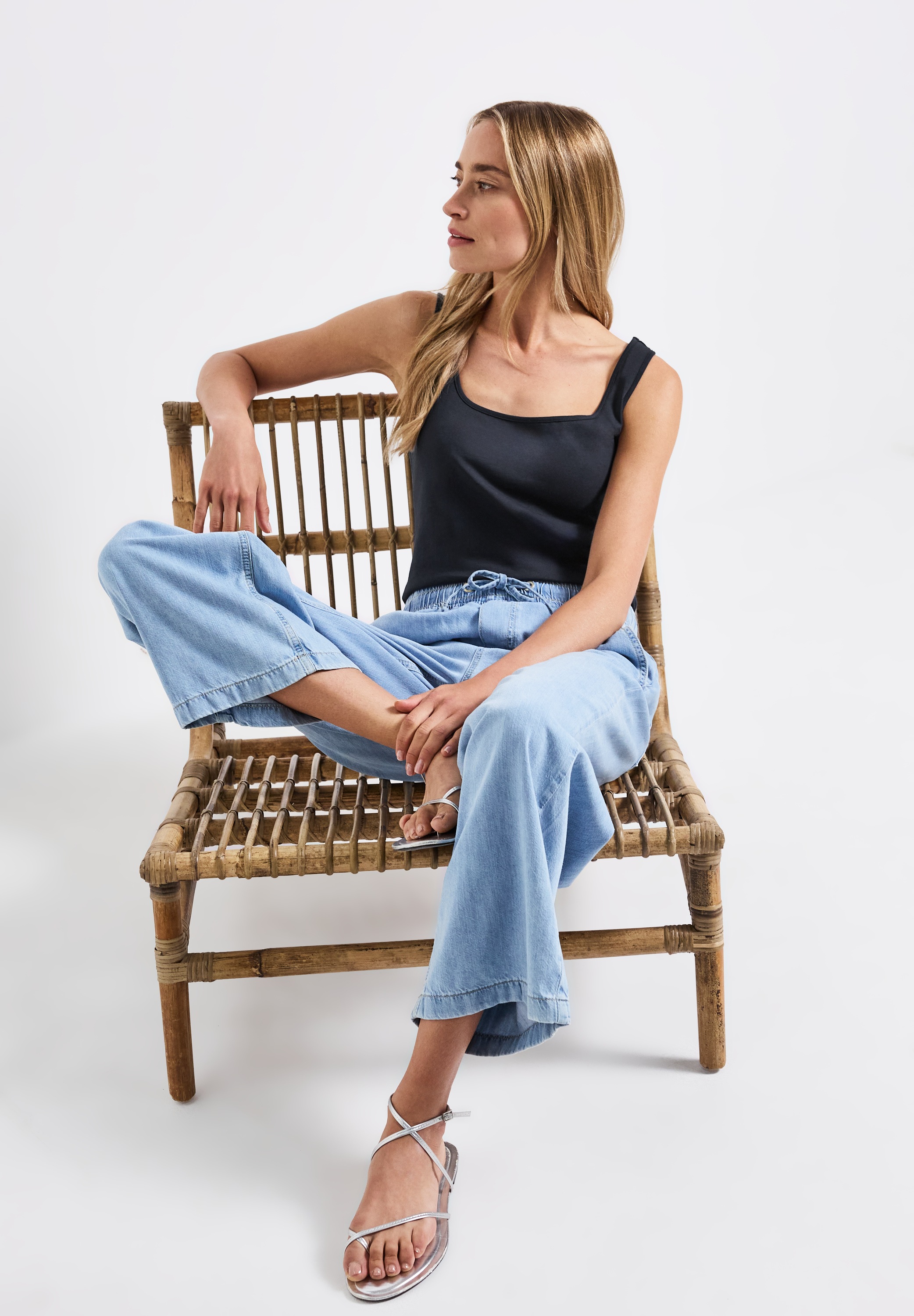 STREET ONE Shirttop, mit Square Neck