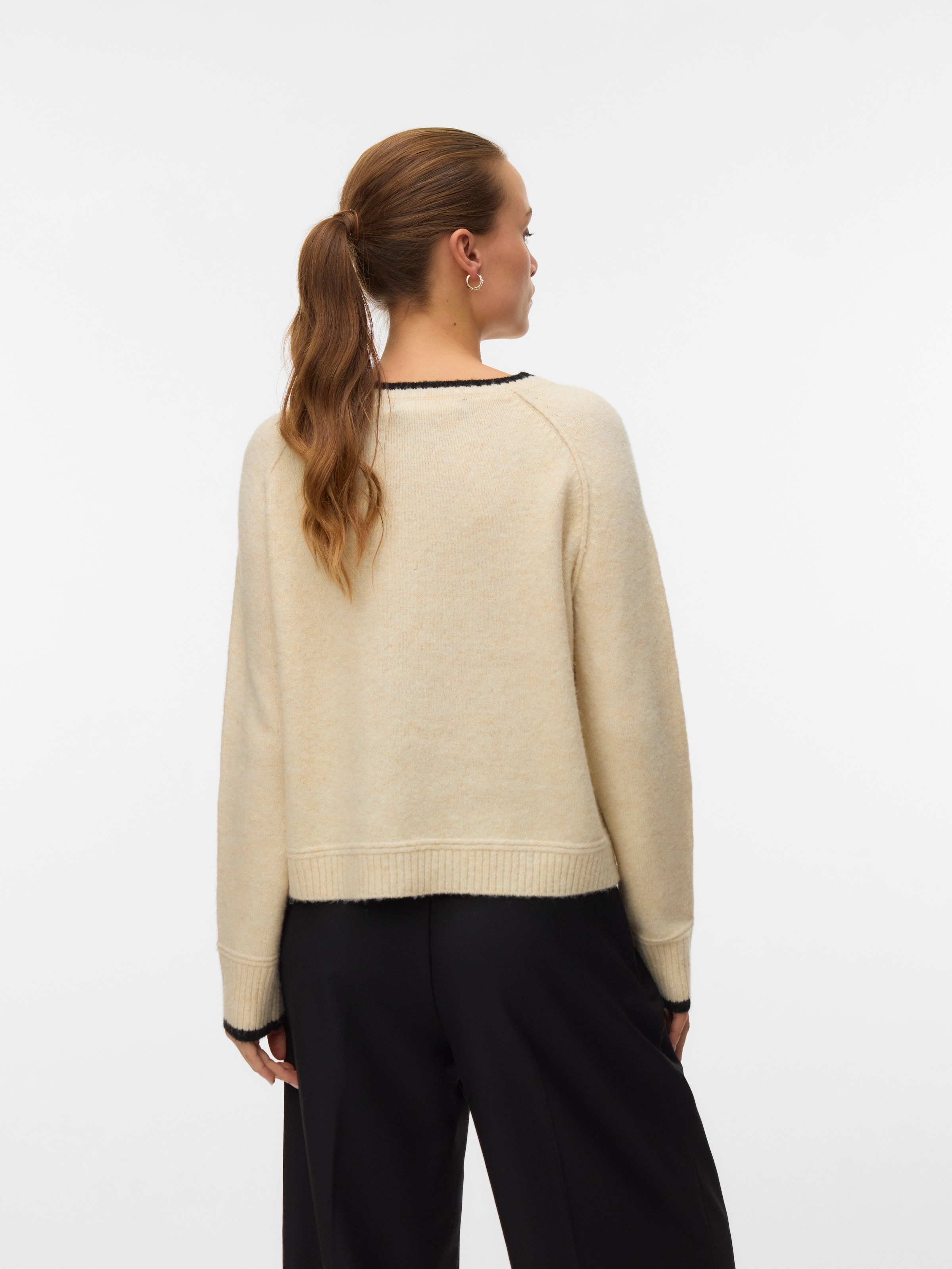 Vero Moda Pull en tricot »VMAQUARIUS LS O-NECK RAGLAN PULLOVER BF«