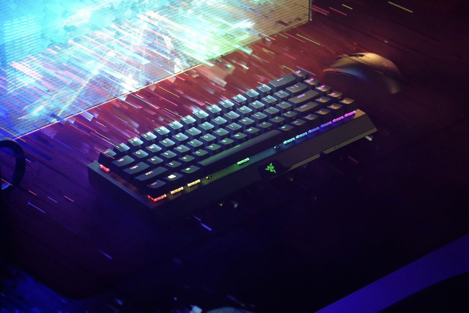 RAZER Clavier de jeu »BlackWidow V3 Mini HyperSpeed - Gelb Switch - DE« ()