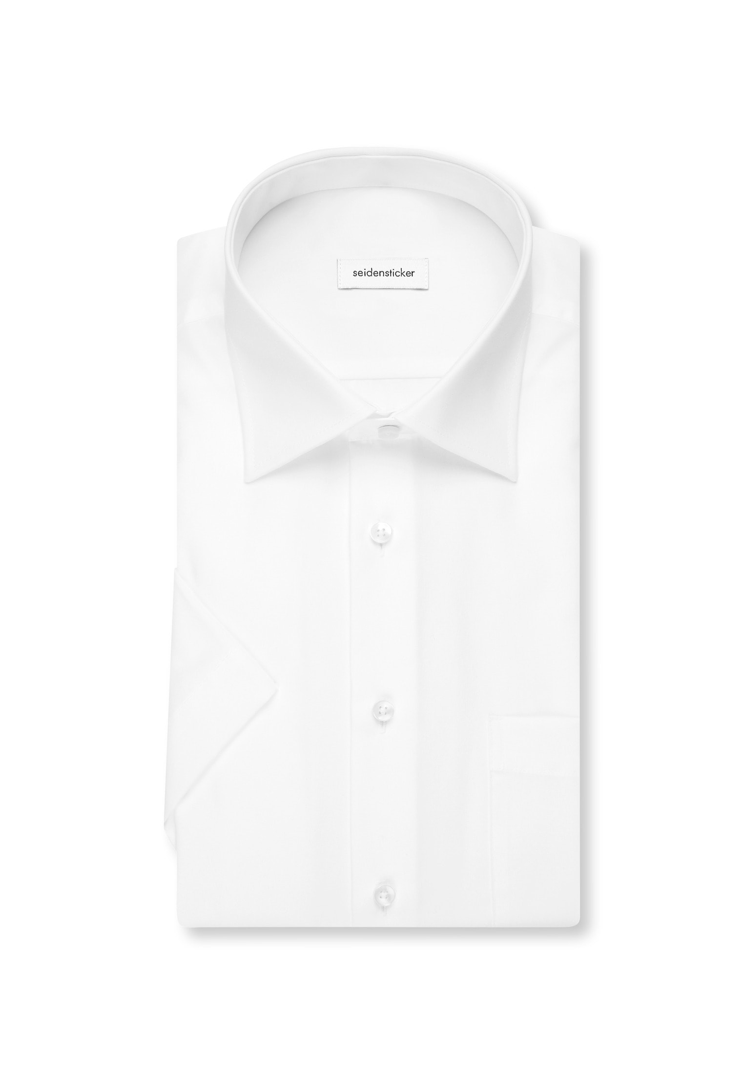 seidensticker Chemise d'affaires »Schwarze Rose« Comfort 1/2 Kentkragen Uni