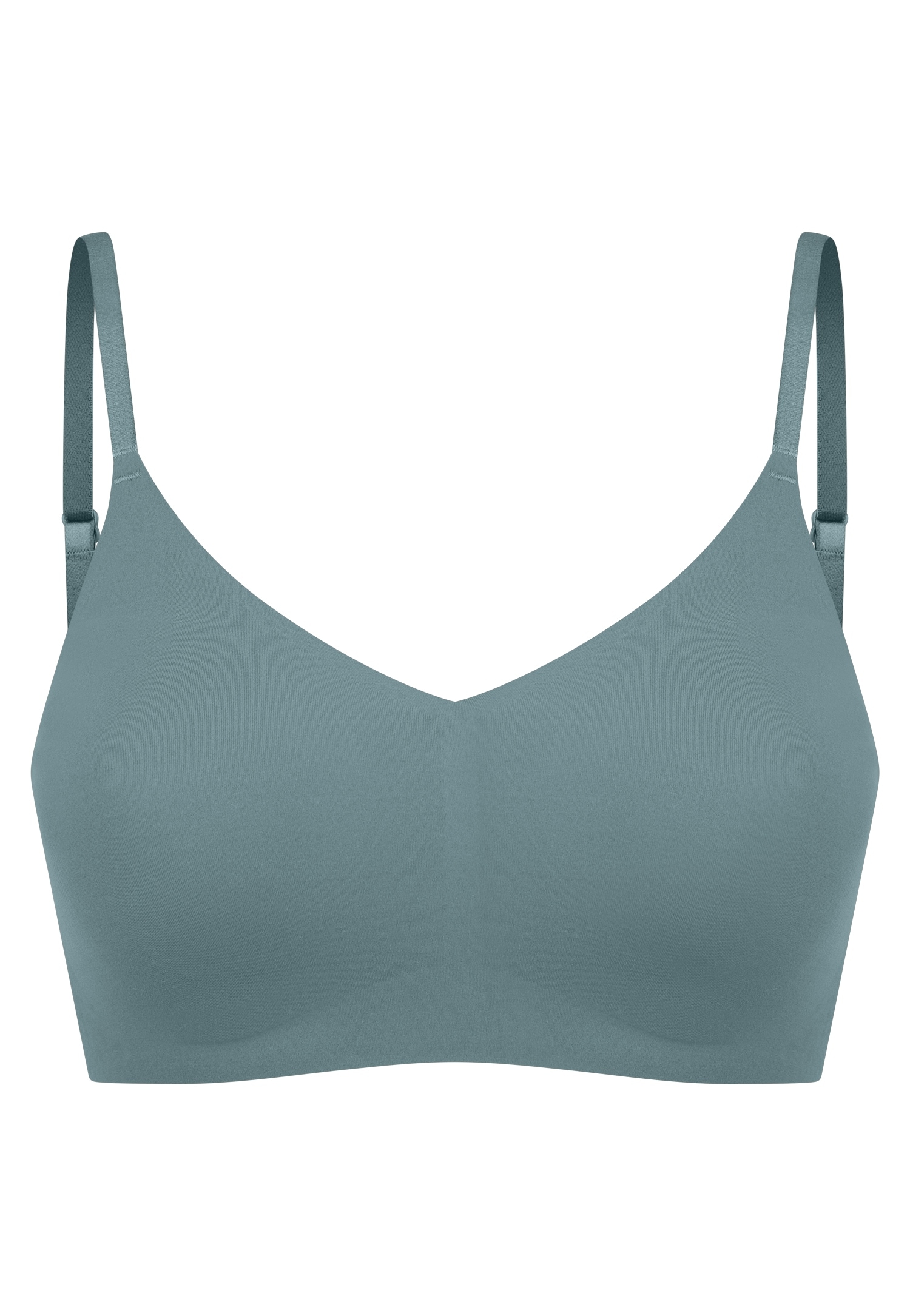 Schiesser Bustier »Invisible Soft«, Mikrofaser, herausnehmbare Pads, V-Ausschnitt, Lasercut-Abschlüsse