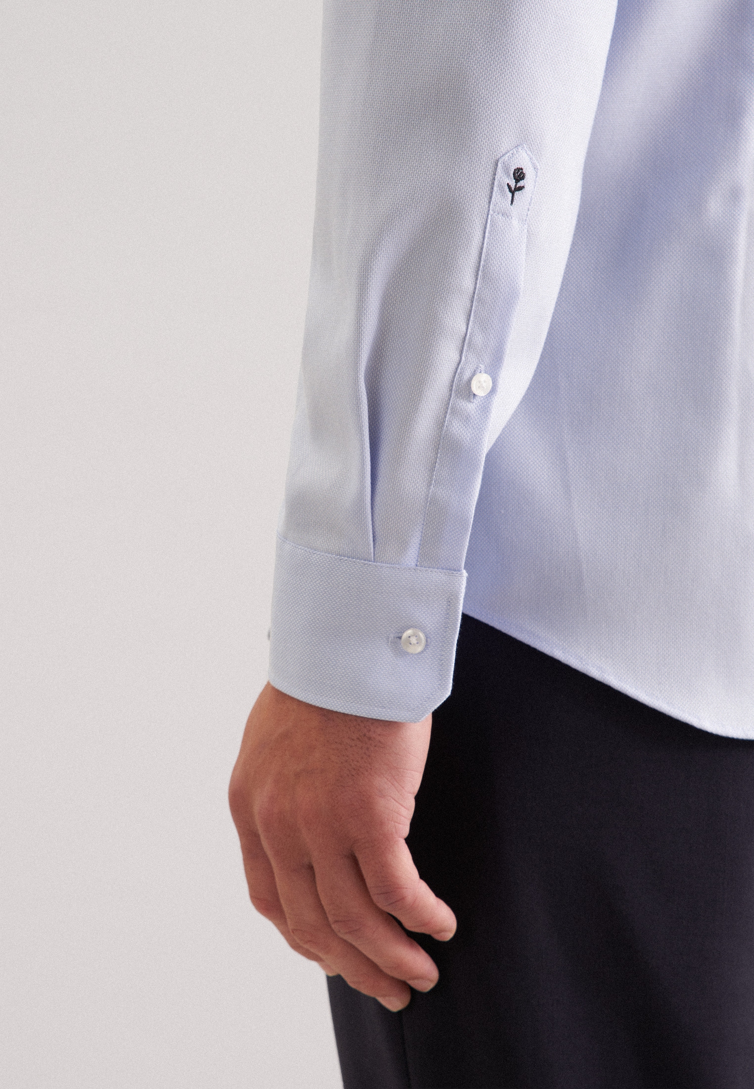 seidensticker Chemise d'affaires »Schwarze Rose« X-Slim 1/1 Kentkragen Uni