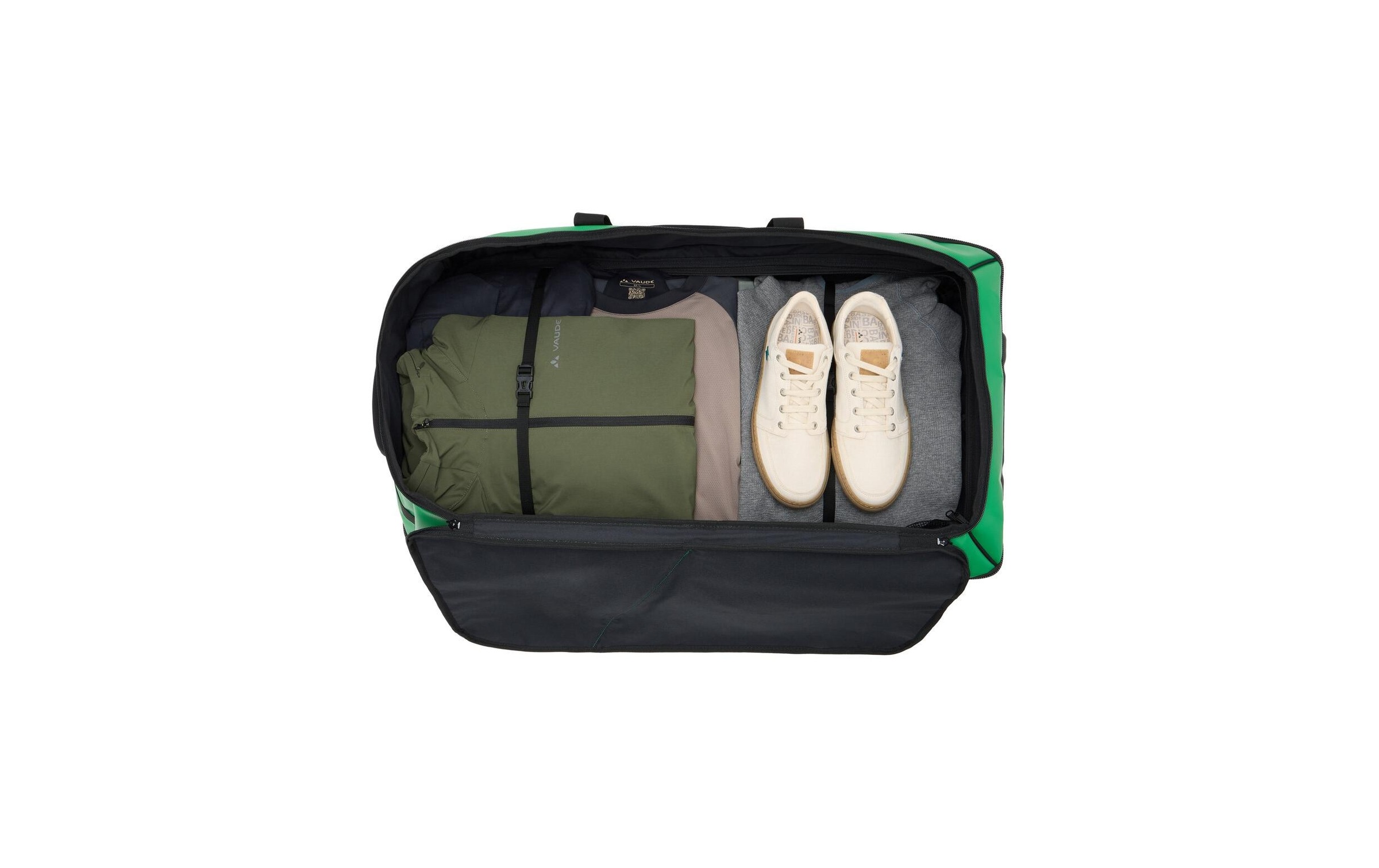 VAUDE Valise »Rotuma 90« 90 litre 2 Rollen Trolley de voyage stable et silencieux avec capacité de 90 litres