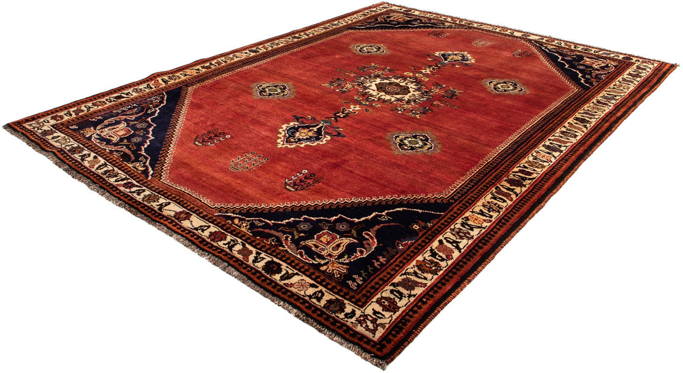 Image of morgenland Orientteppich »Perser - Nomadic - 305 x 225 cm - dunkelrot«, rechteckig, 10 mm Höhe, Wohnzimmer, Handgeknüpft, Einzelstück mit Zertifikat bei Ackermann Versand Schweiz