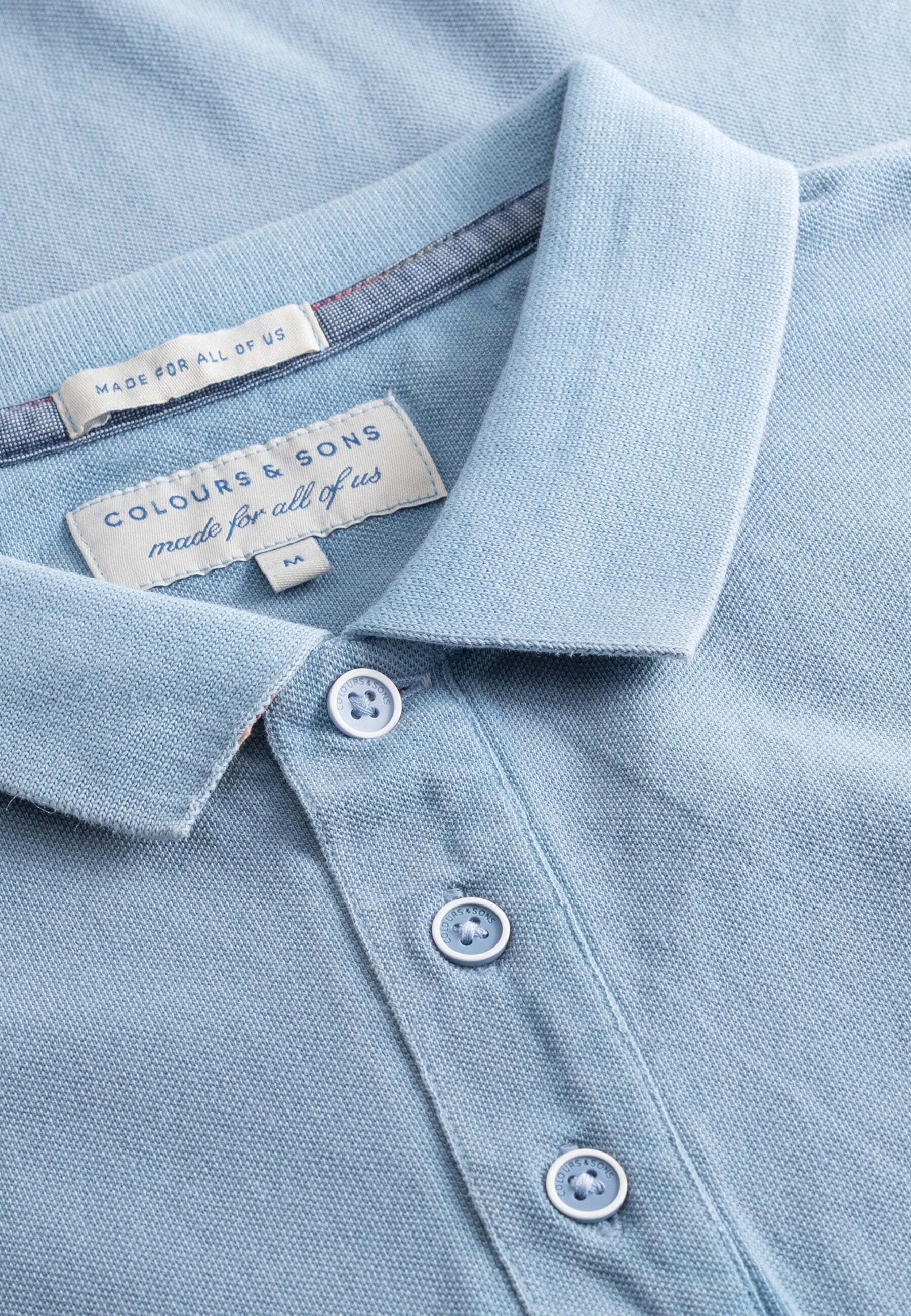 colours & sons Poloshirt »colours & sons Polo Polo-Garment Dyed«