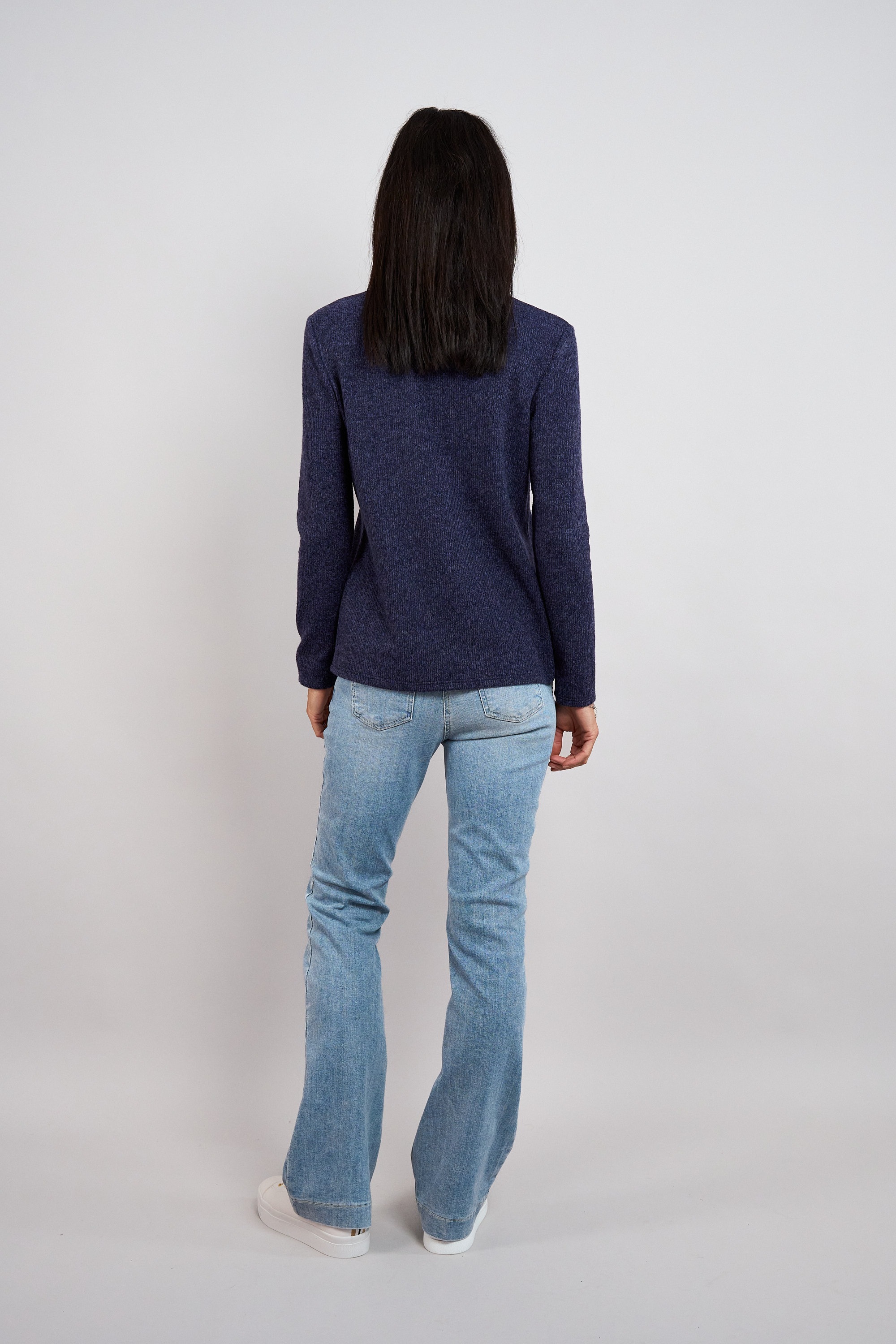 Seidel Moden Rollkragenpullover mit feinem Strickmuster / mit Viskose und Stretch / MADE IN GERMANY