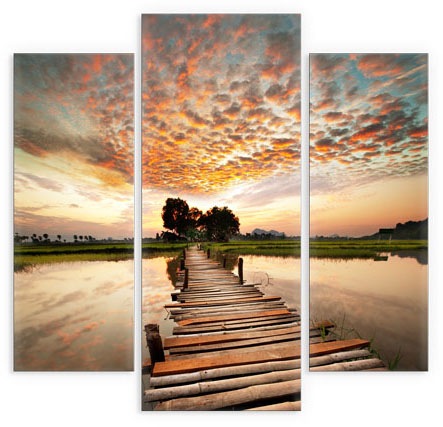 Image of Wall-Art Mehrteilige Bilder »To the other Side (3-teilig)«, (Set, 3 St.) bei Ackermann Versand Schweiz