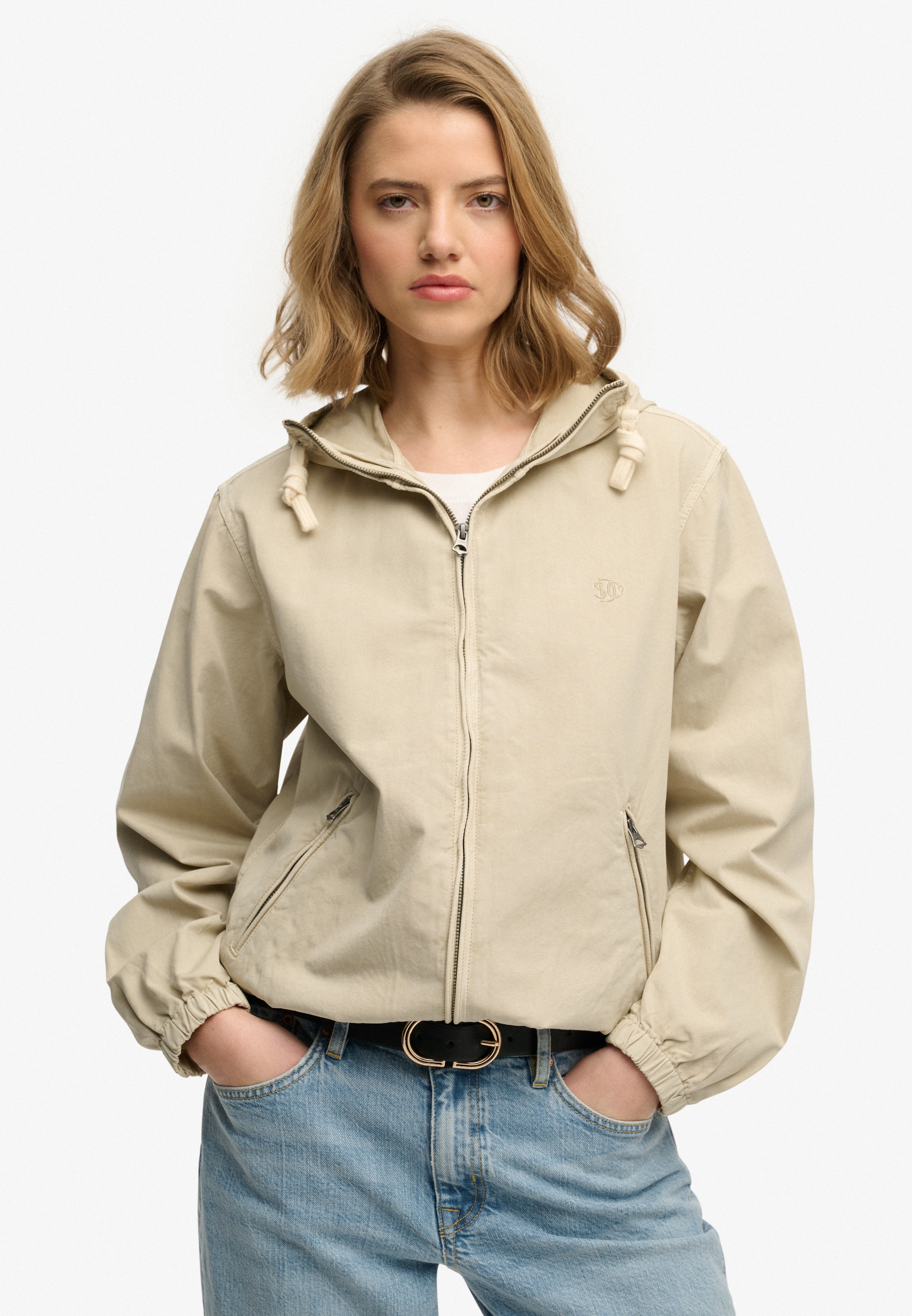 Image of Superdry Parka "HOODED WASHED TWILL JKT" mit Kapuze