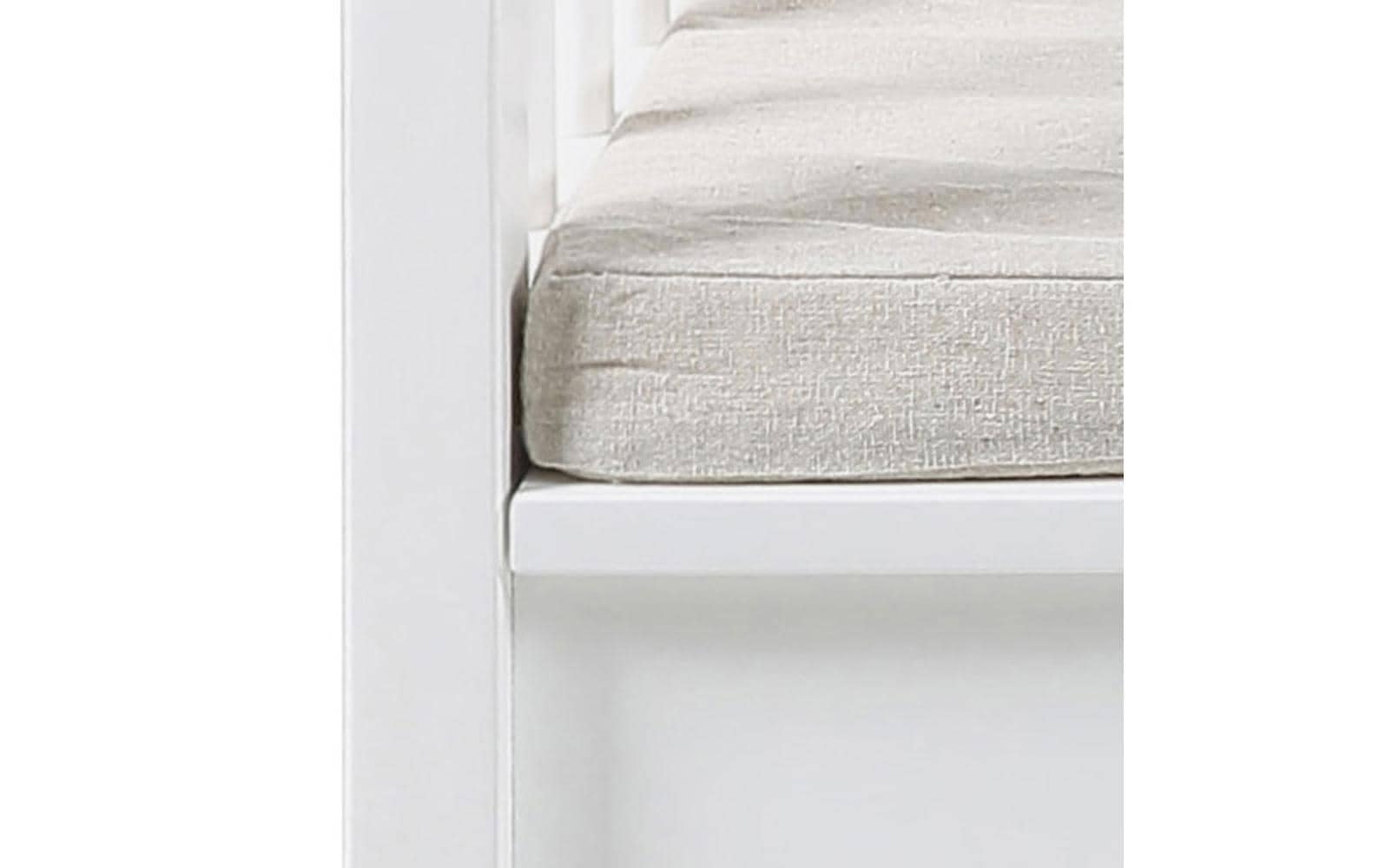 AC Design Sitzbank »Aster 90 x 48 x 85 cm, Weiss«