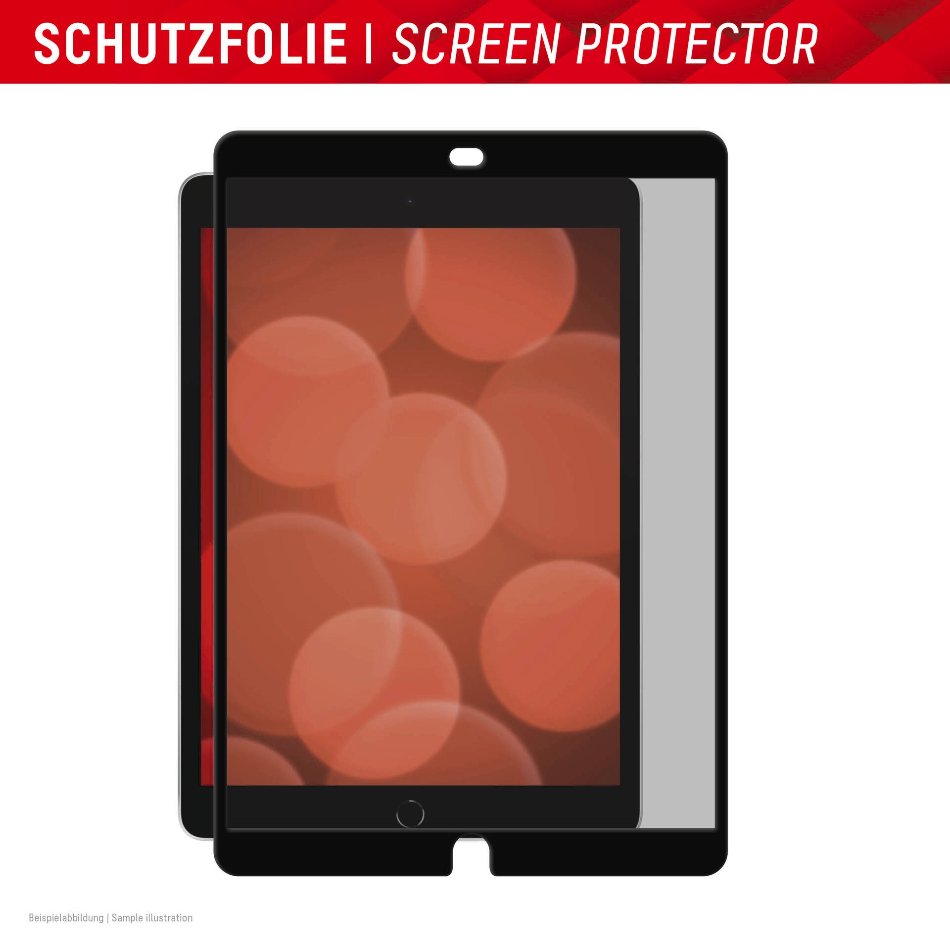 Displex Displayschutzfolie »Tablet Privacy Safe«, für Apple iPad 10,2 (7/8/9 Gen), Blickschutzfolie, Schutzfolie, Bildschirmschutz, kratz- & stossfest