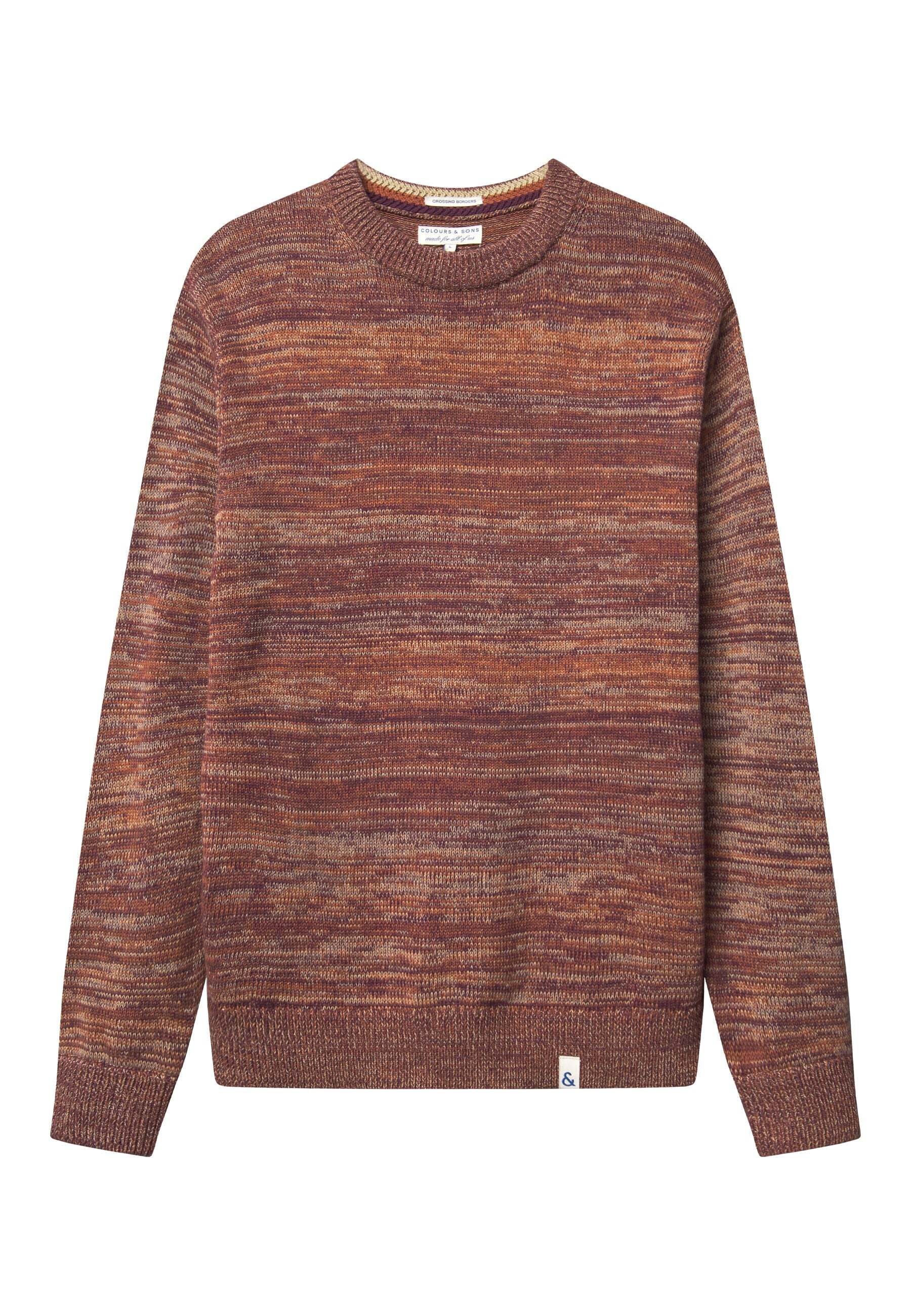 Strickpullover »colours & sons Pullover Roundneck Mouliné«