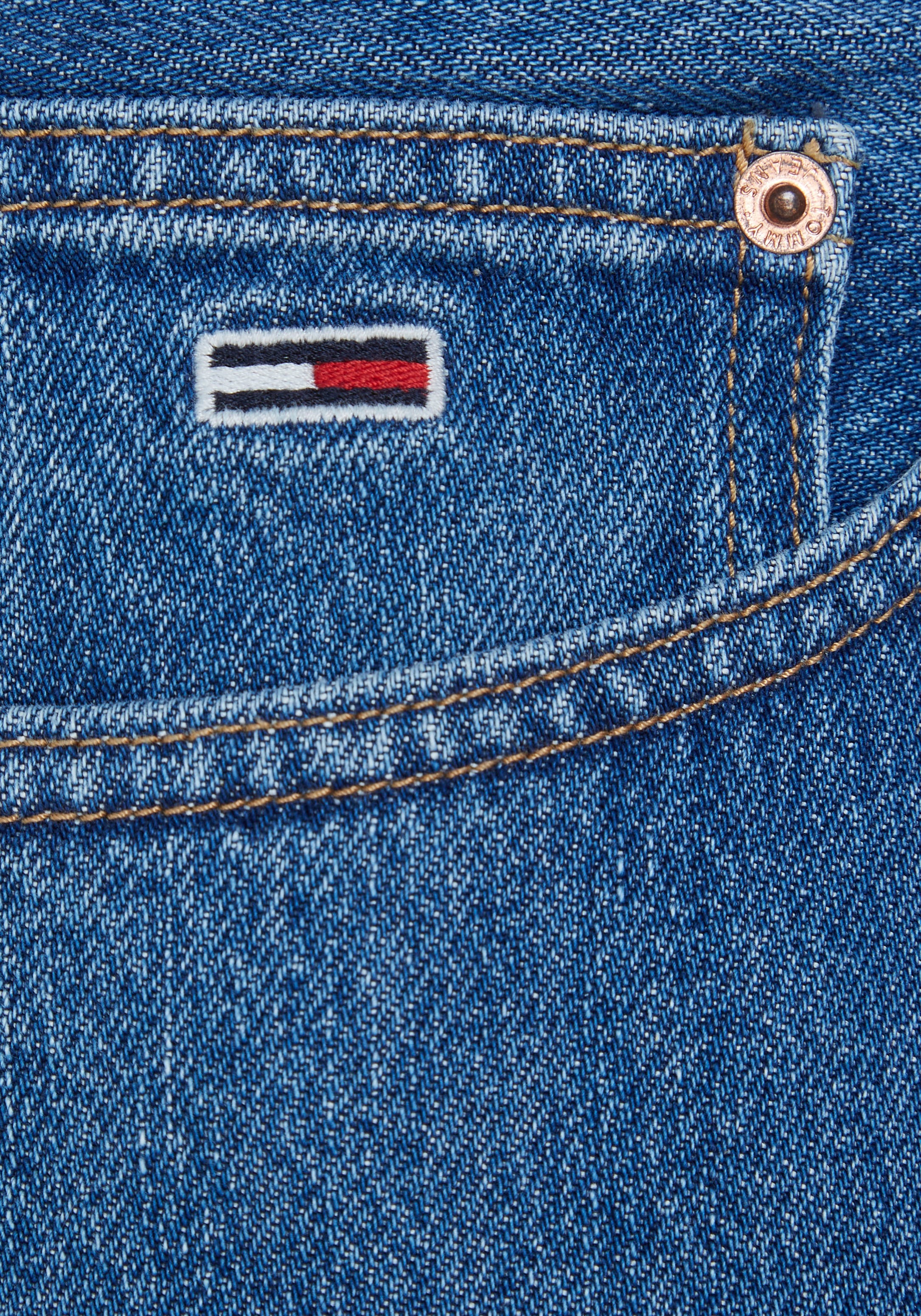 Tommy Jeans Straight-Jeans »RYAN STRGHT«, Münzfach am Stitching Tommy RGLR auf versandkostenfrei mit Jeans