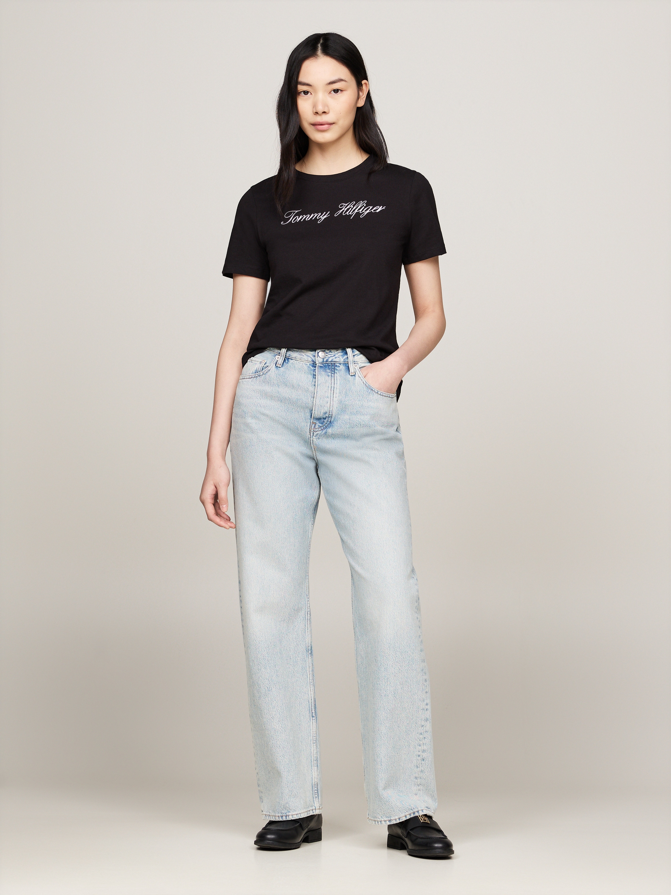 Tommy Hilfiger T-Shirt »NOS SCRIPT REGULAR C-NK SS«