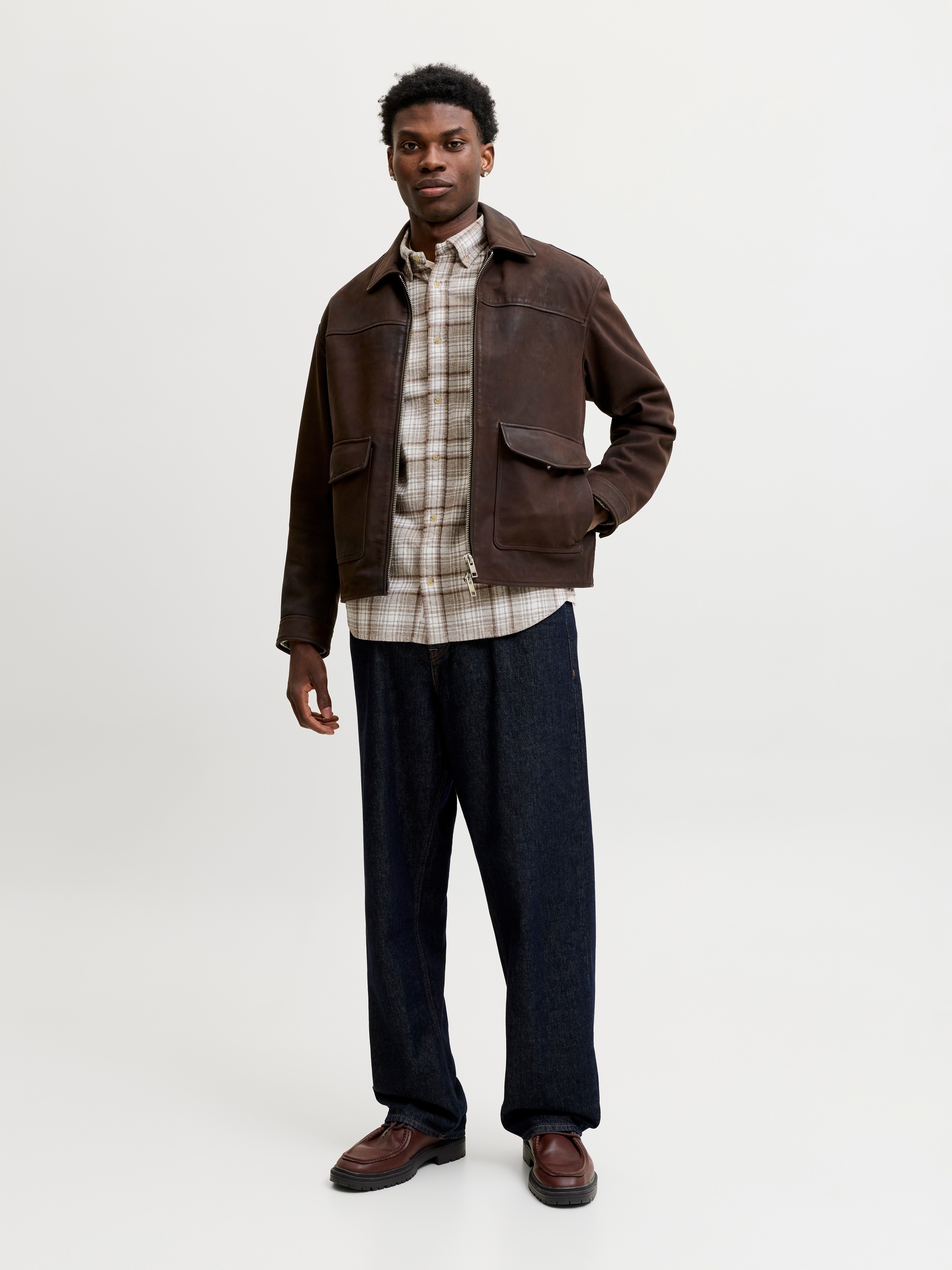 Jack & Jones Langarmhemd »JPRBLUHARVEY CHECK L/S SHIRT SN« Baumwolle, normal geschnitten