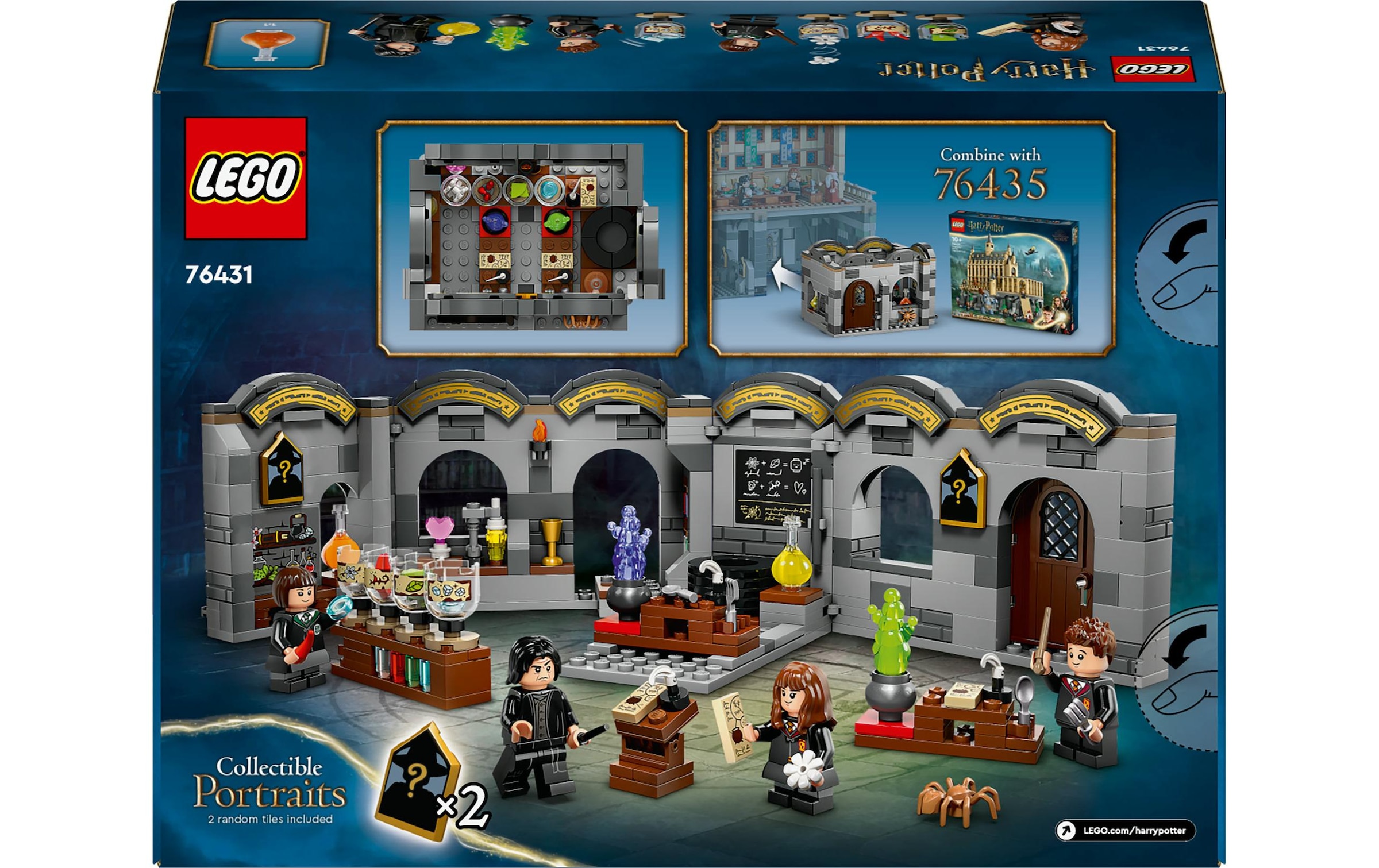 LEGO® Spielbausteine »Harry Potter Schloss Hogwarts: Zaubertrankunterricht 76431«, (397 St.)