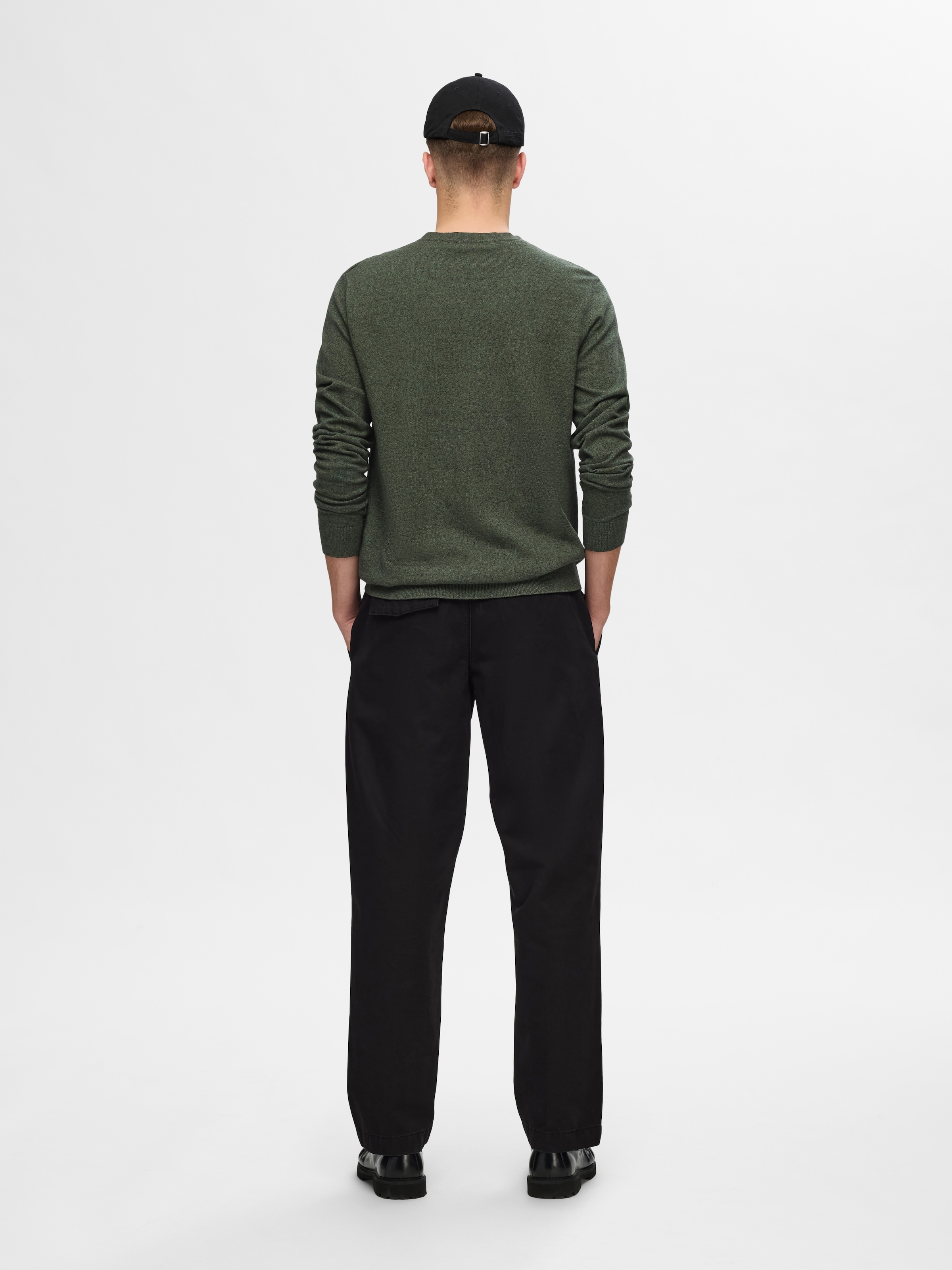 SELECTED »SLHBERG CREW NECK NOOS« Baumwolle, regular fit