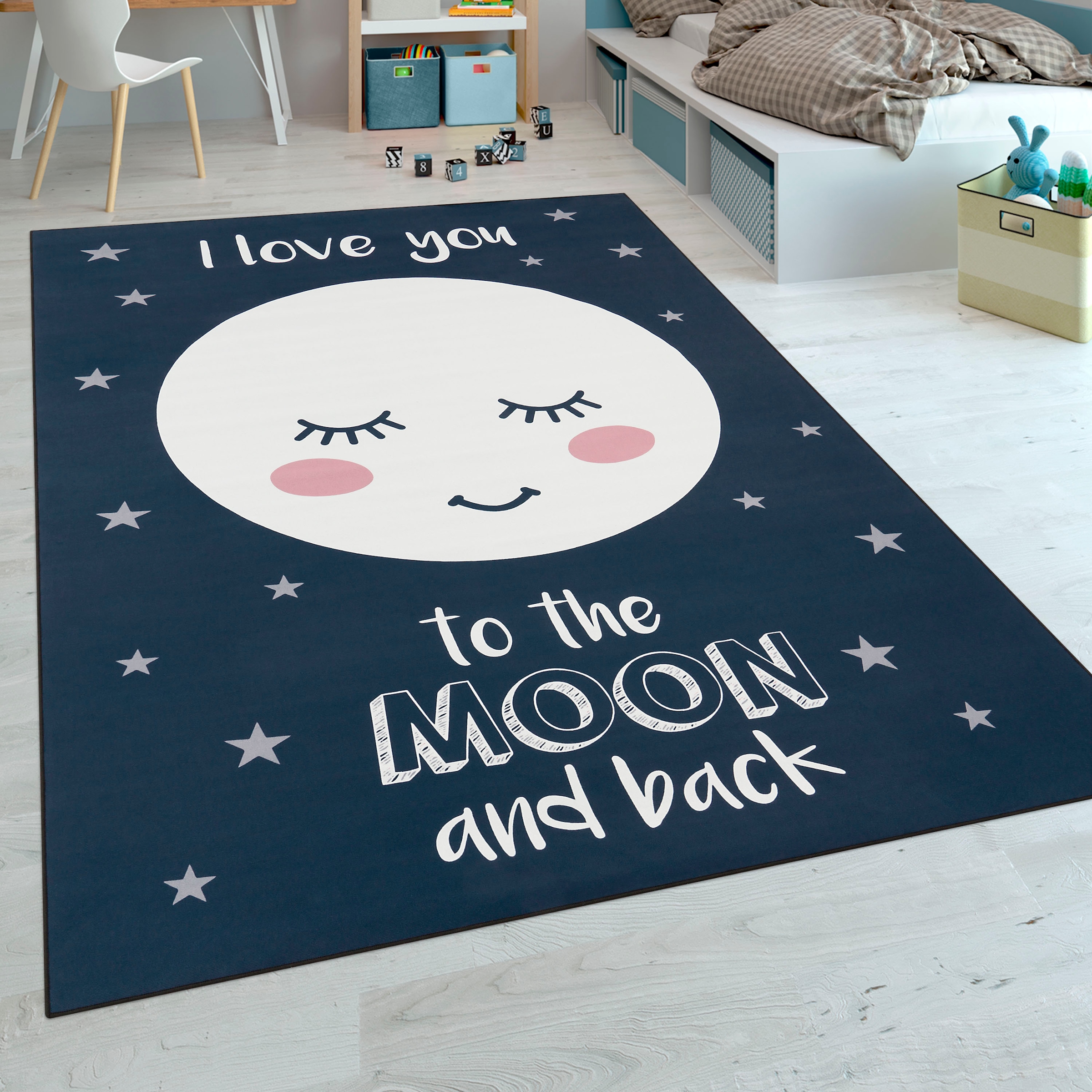 Paco Home Kinderteppich »Aleyna 103«, rechteckig, Kinder Design, niedliches Mond Motiv... kaufen