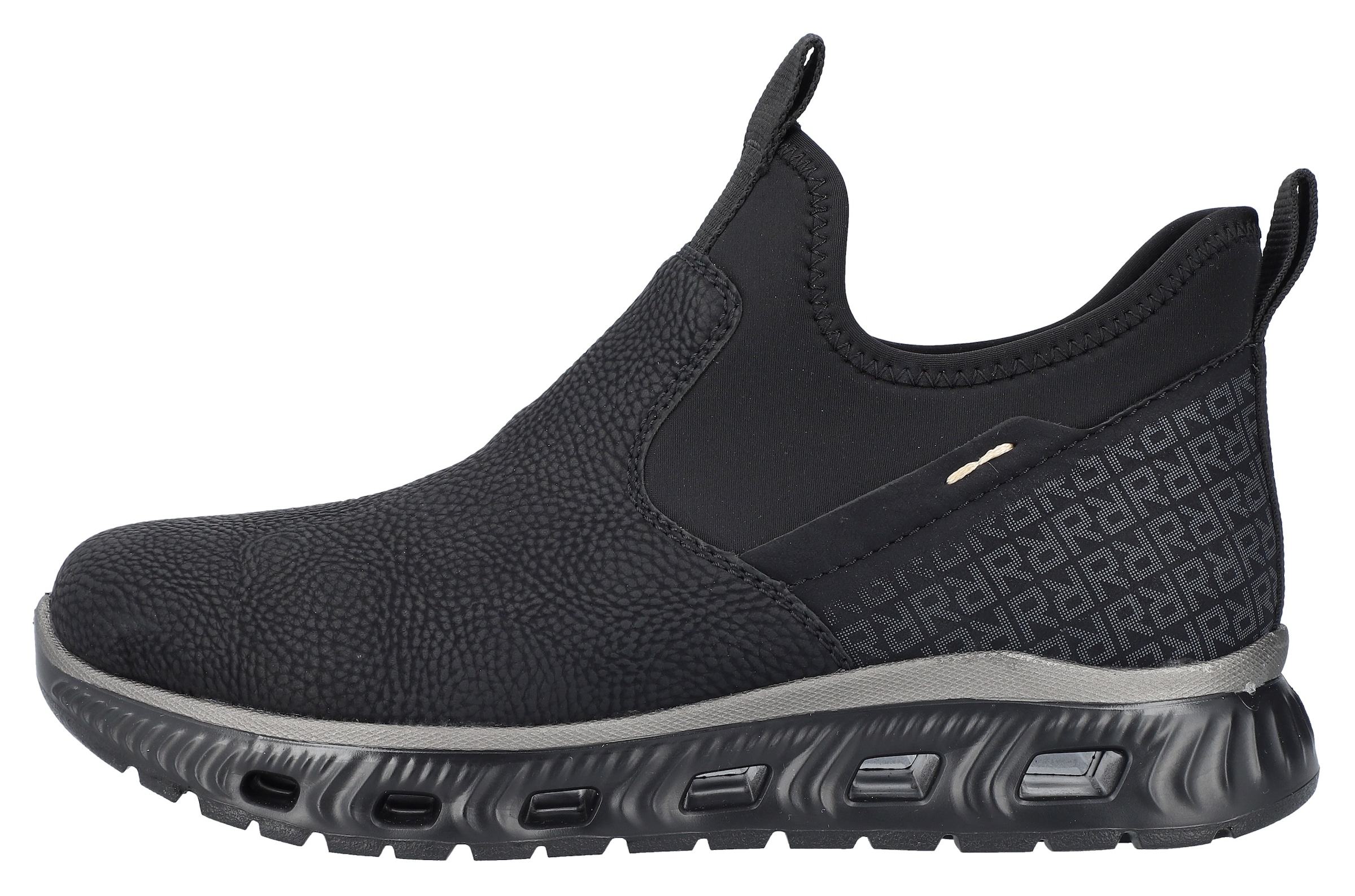 RIEKER Sport Bottines à enfiler  , High-Top-Sneaker, Schlupfboots mit elastischem Schaft