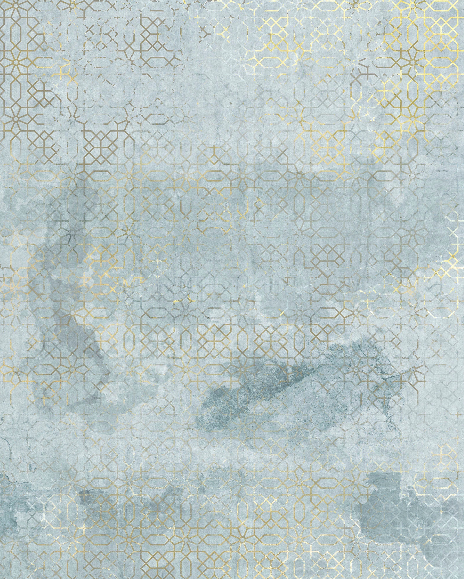 Image of Komar Vliestapete "Digitaldruck Vlies - Jaunty Jewels - Grösse 200 x 250 cm" bedruckt glatt Wohnzimmer, Schlafzimmer