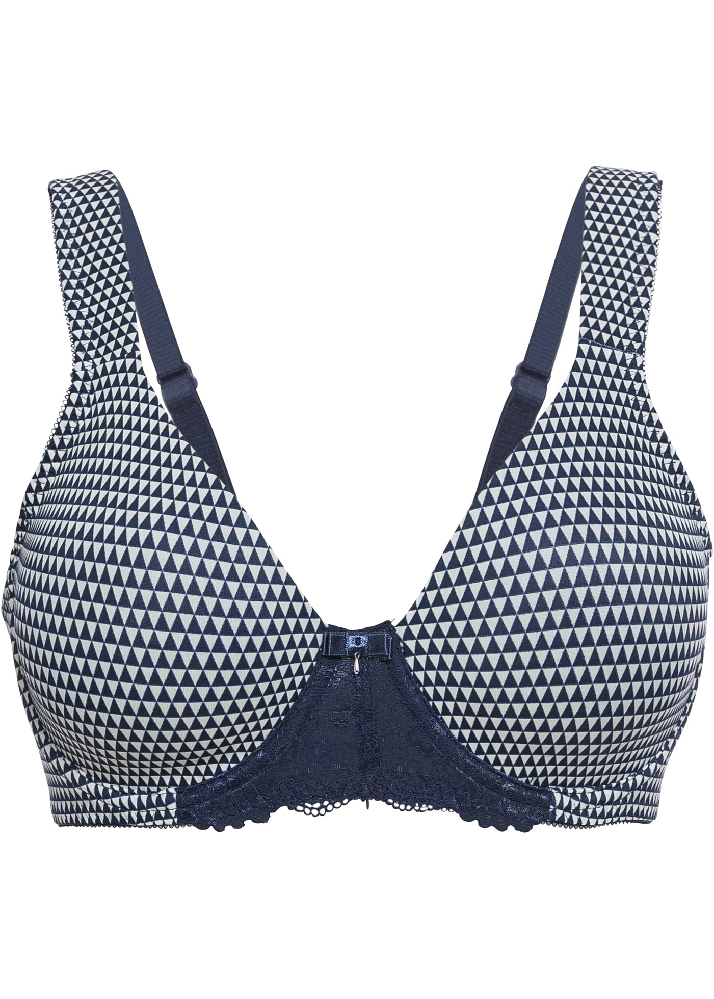 bonprix Soutien-gorge minimisant mit gepolsterten Trägern, Minimizer-Schnittform, mit modernem Print