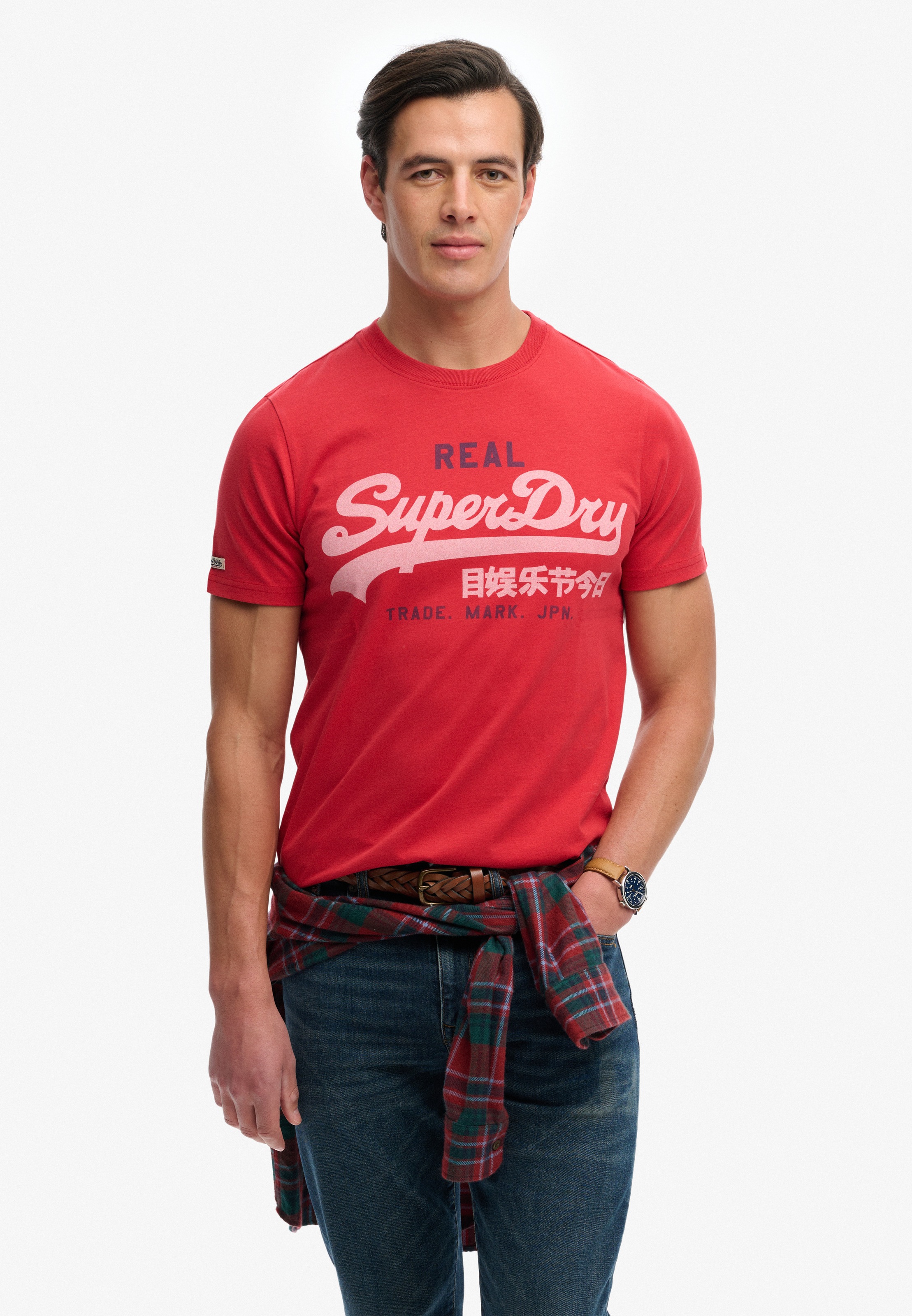 Image of Superdry Rundhalsshirt "VL CLASSIC TEE" mit klassischem Vintage-Logo Print