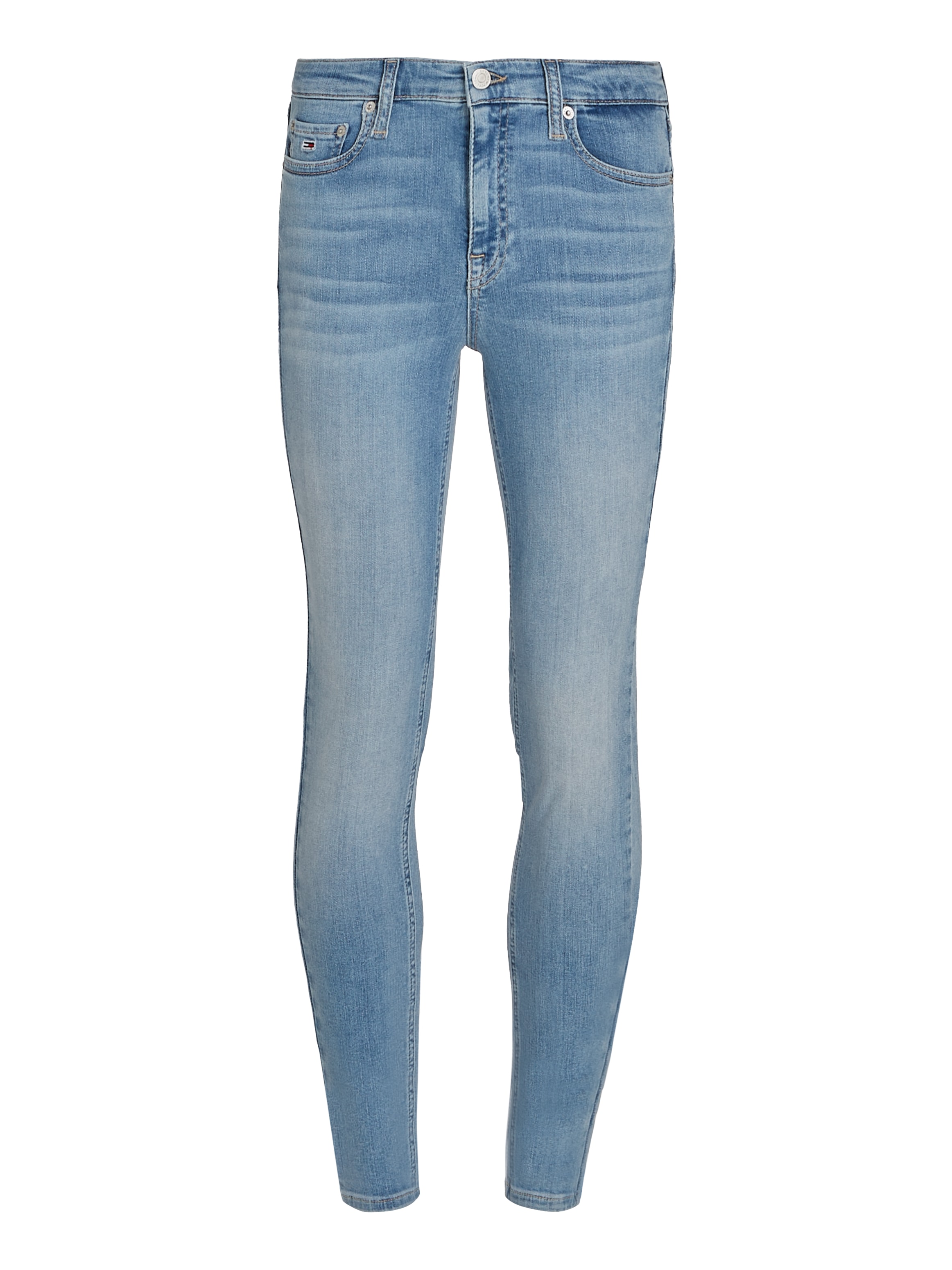 Tommy Jeans Skinny-fit-Jeans »Nora Mid Rise Skinny Fit«, mit Waschung, Logo-Badge