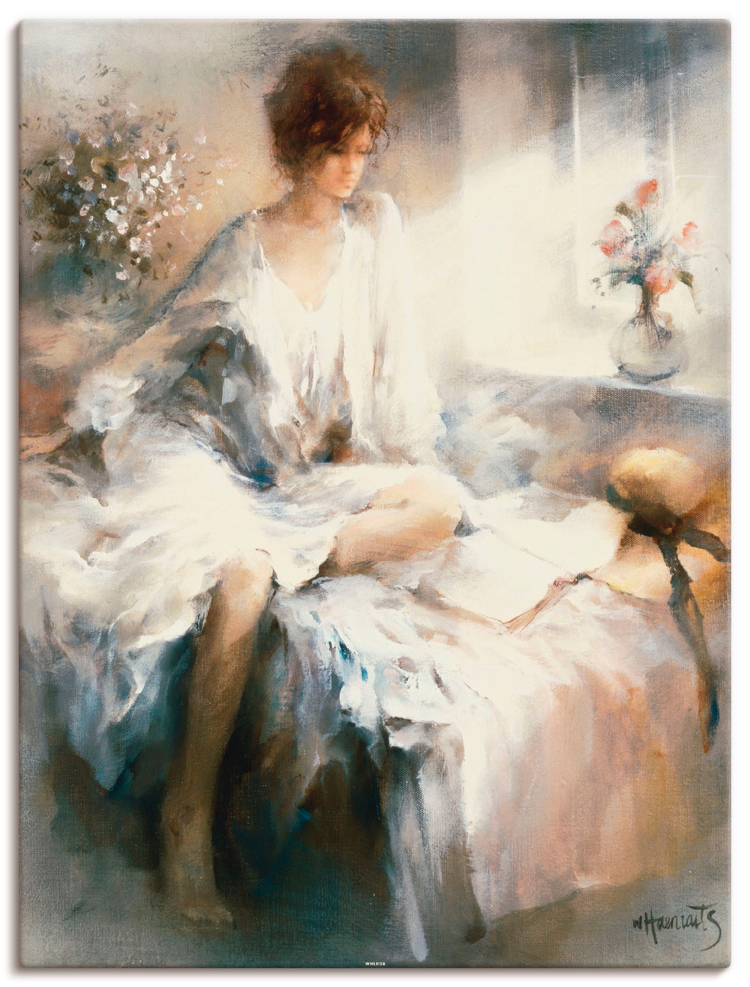 Image of Artland Wandbild »Meditation«, Frau, (1 St.), in vielen Grössen & Produktarten -Leinwandbild, Poster, Wandaufkleber / Wandtattoo auch für Badezimmer geeignet bei Ackermann Versand Schweiz