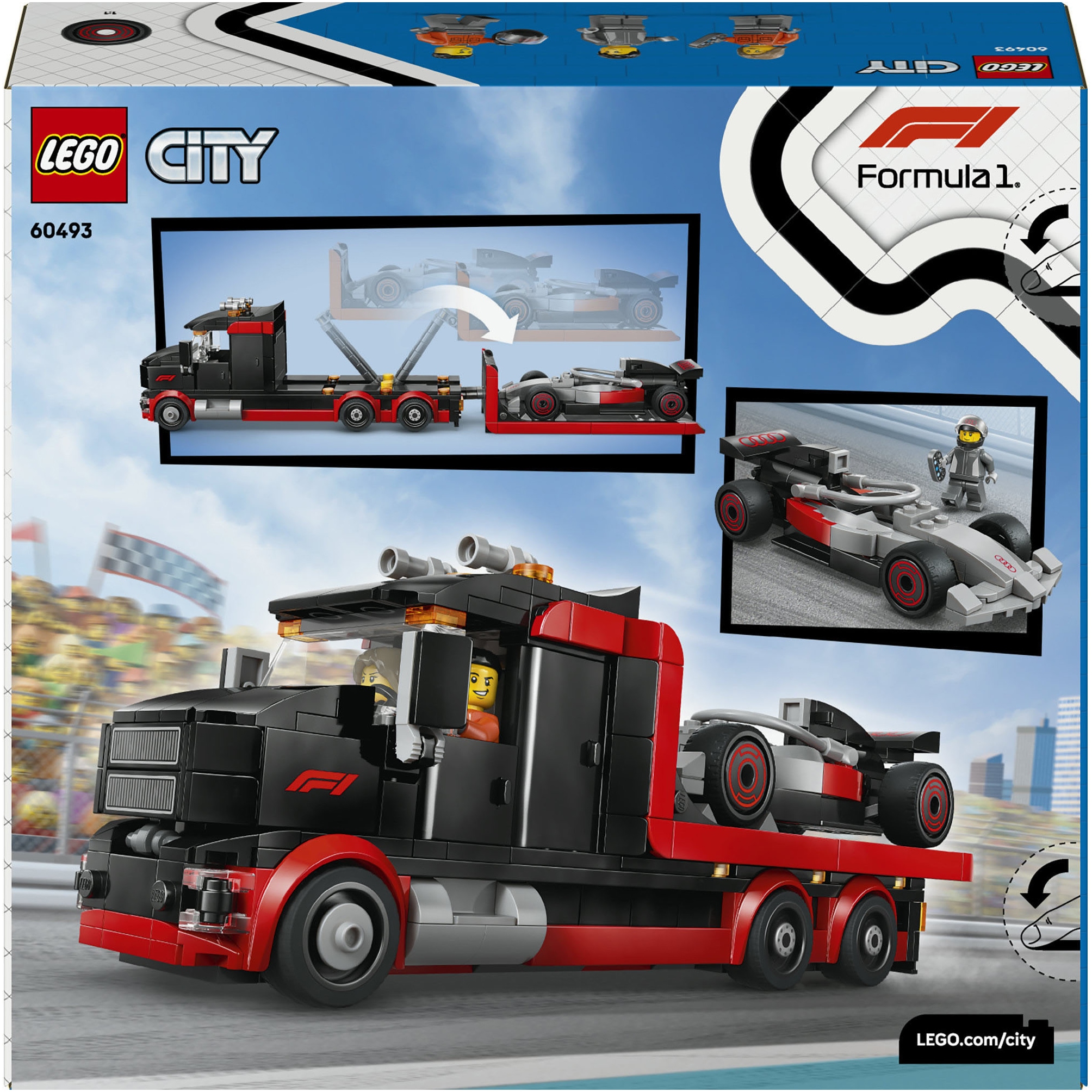 LEGO® Pions de construction »F1 Truck mit Audi F1 Rennwagen (60493), LEGO City«