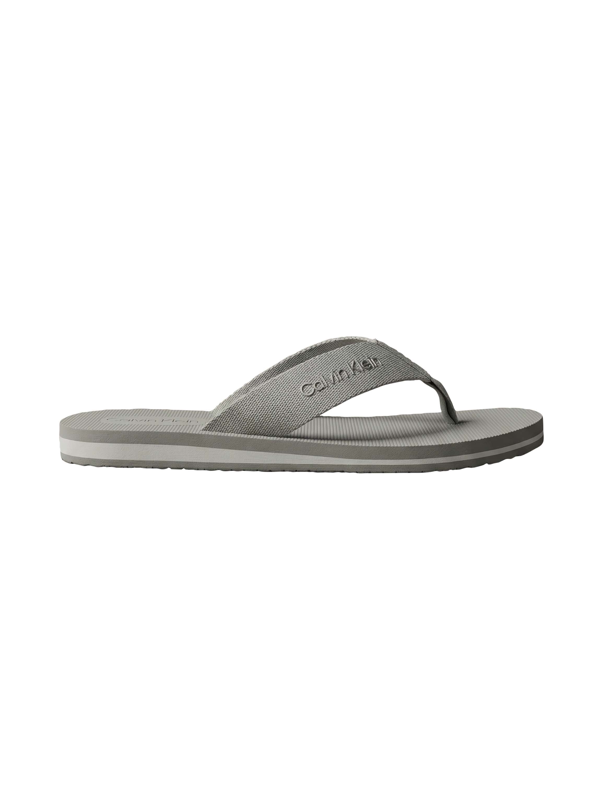 Calvin Klein Séparateur d'orteils »CITY THONG SLIDE«  chaussure de plage, pool slides, chaussure de bain, plate avec logo
