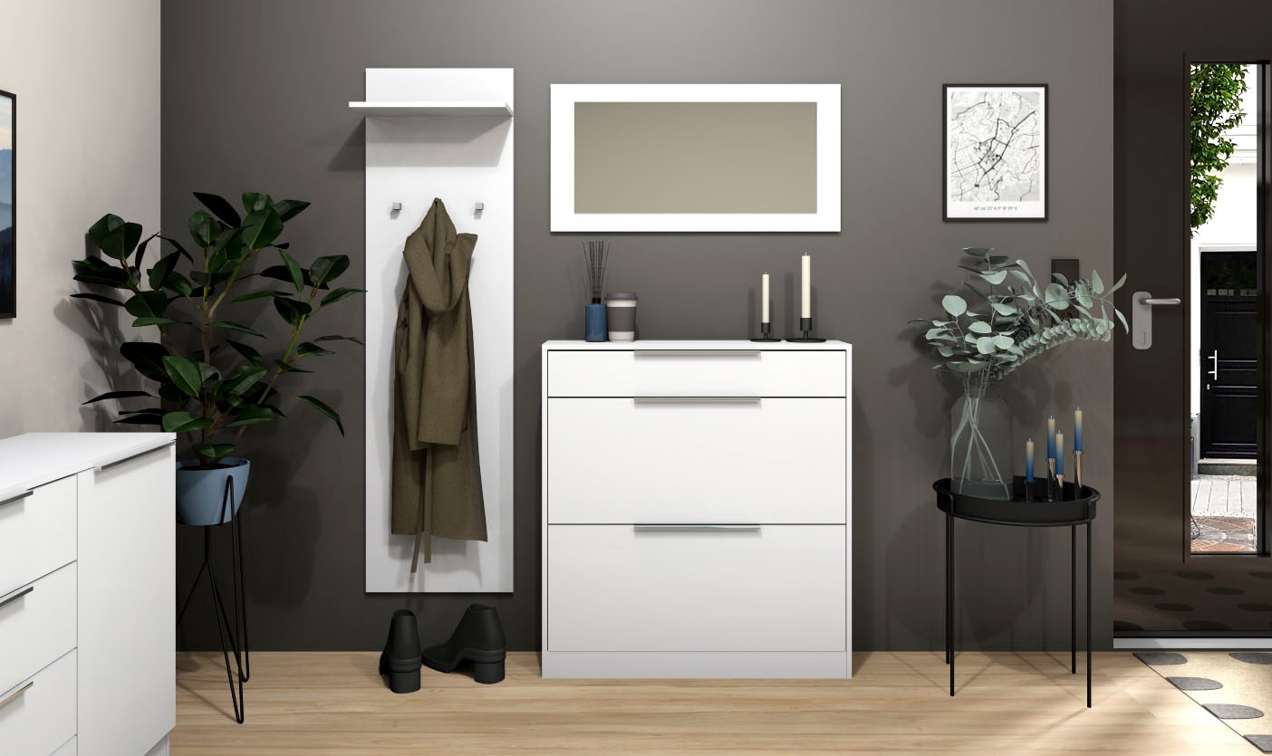 borchardt Möbel Schuhschrank »Oliva« Stehende Montage, Wandmontage & Glasböden unter Mehr aus der Serie